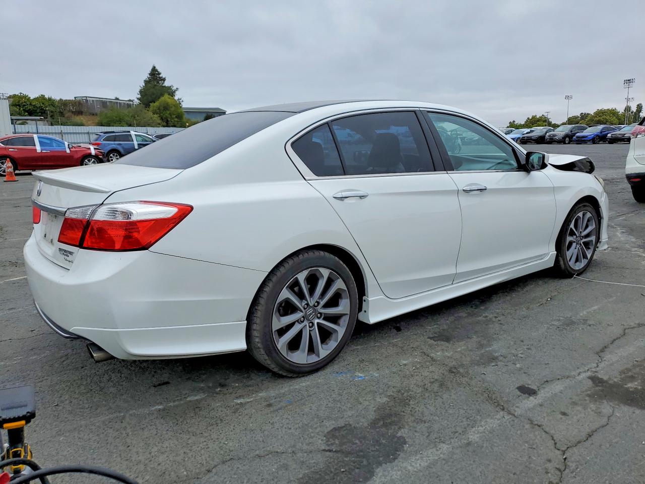2015 Honda Accord Sport Белый vin: 1HGCR2F57FA071685