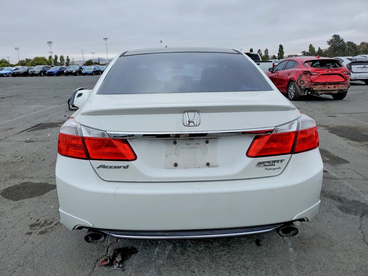2015 Honda Accord Sport Белый vin: 1HGCR2F57FA071685