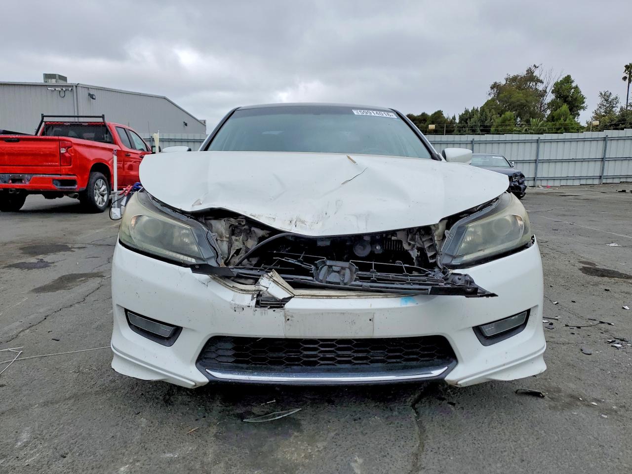 2015 Honda Accord Sport Белый vin: 1HGCR2F57FA071685