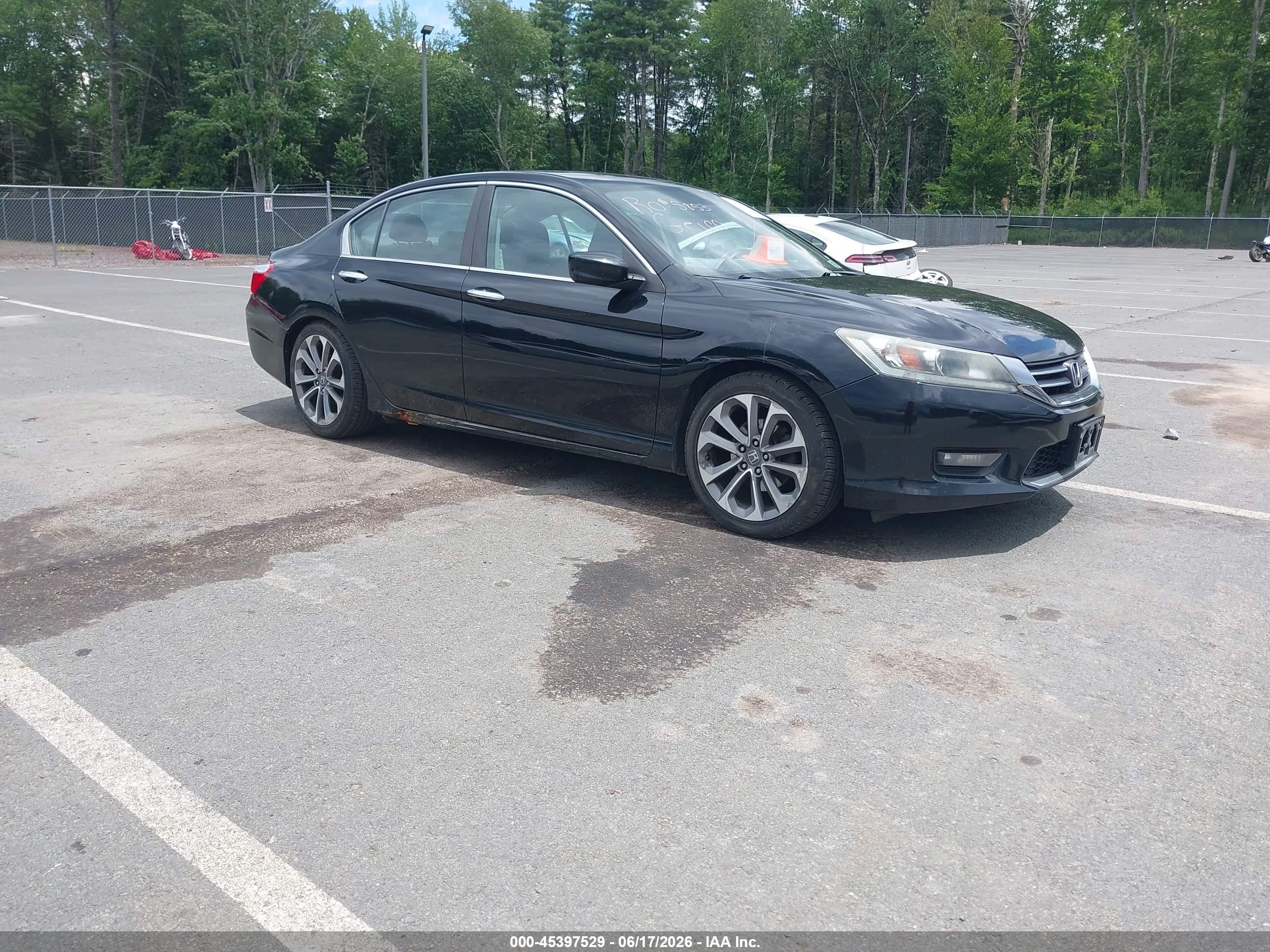 2015 Honda Accord Sport Black vin: 1HGCR2F57FA118911