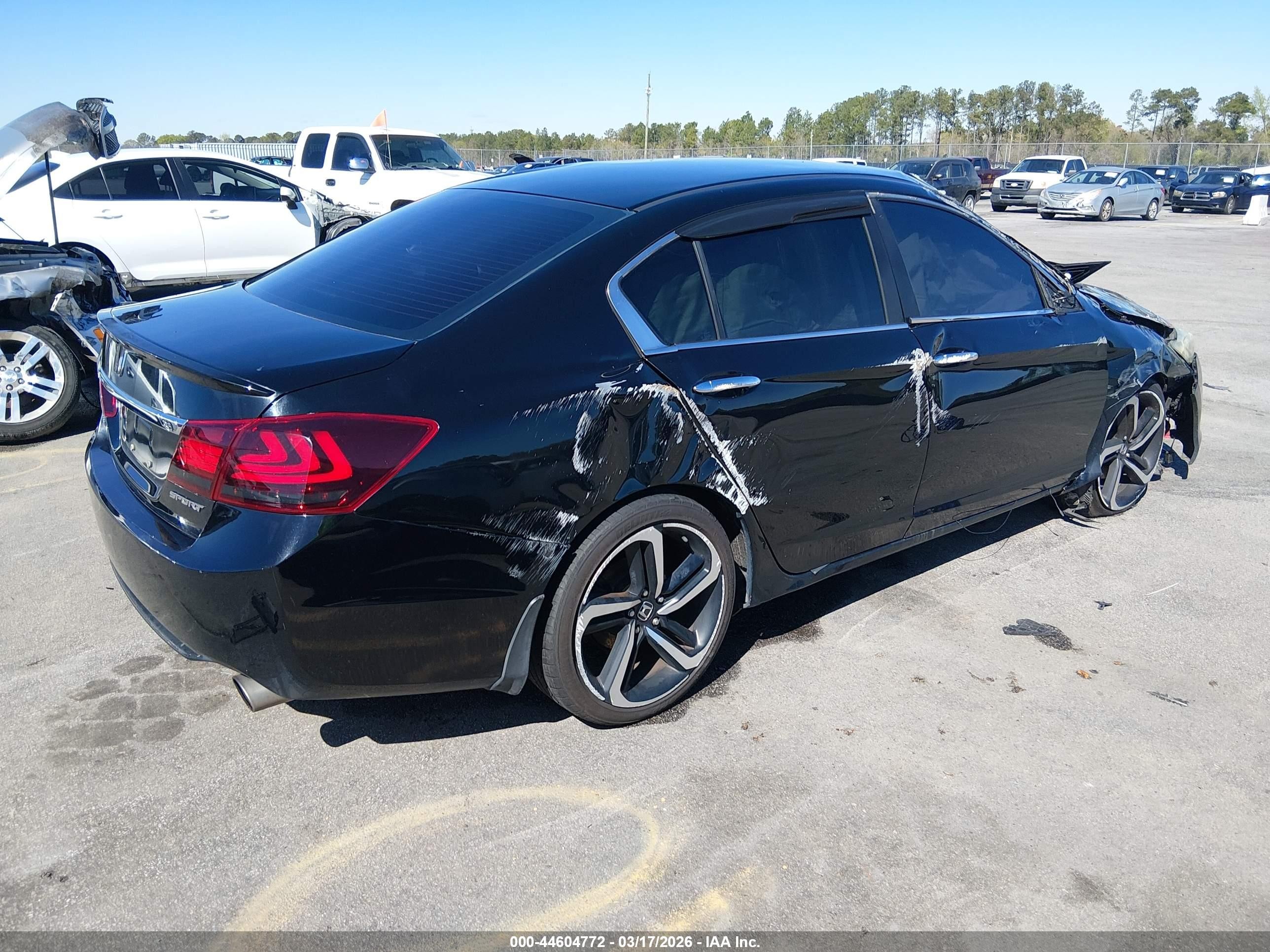 2015 Honda Accord Sport Black vin: 1HGCR2F57FA119816