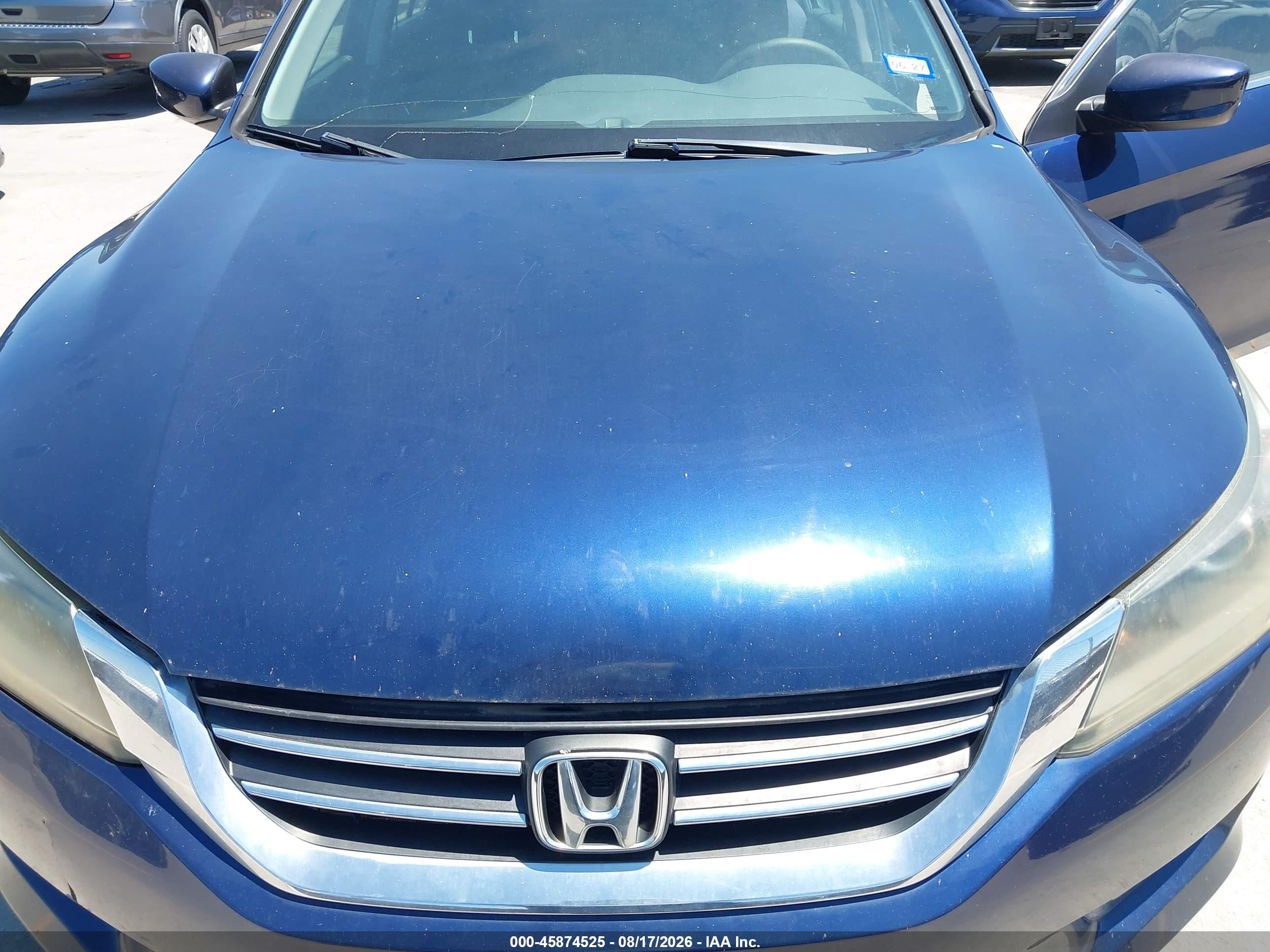 2015 Honda Accord Sport Blue vin: 1HGCR2F57FA134266