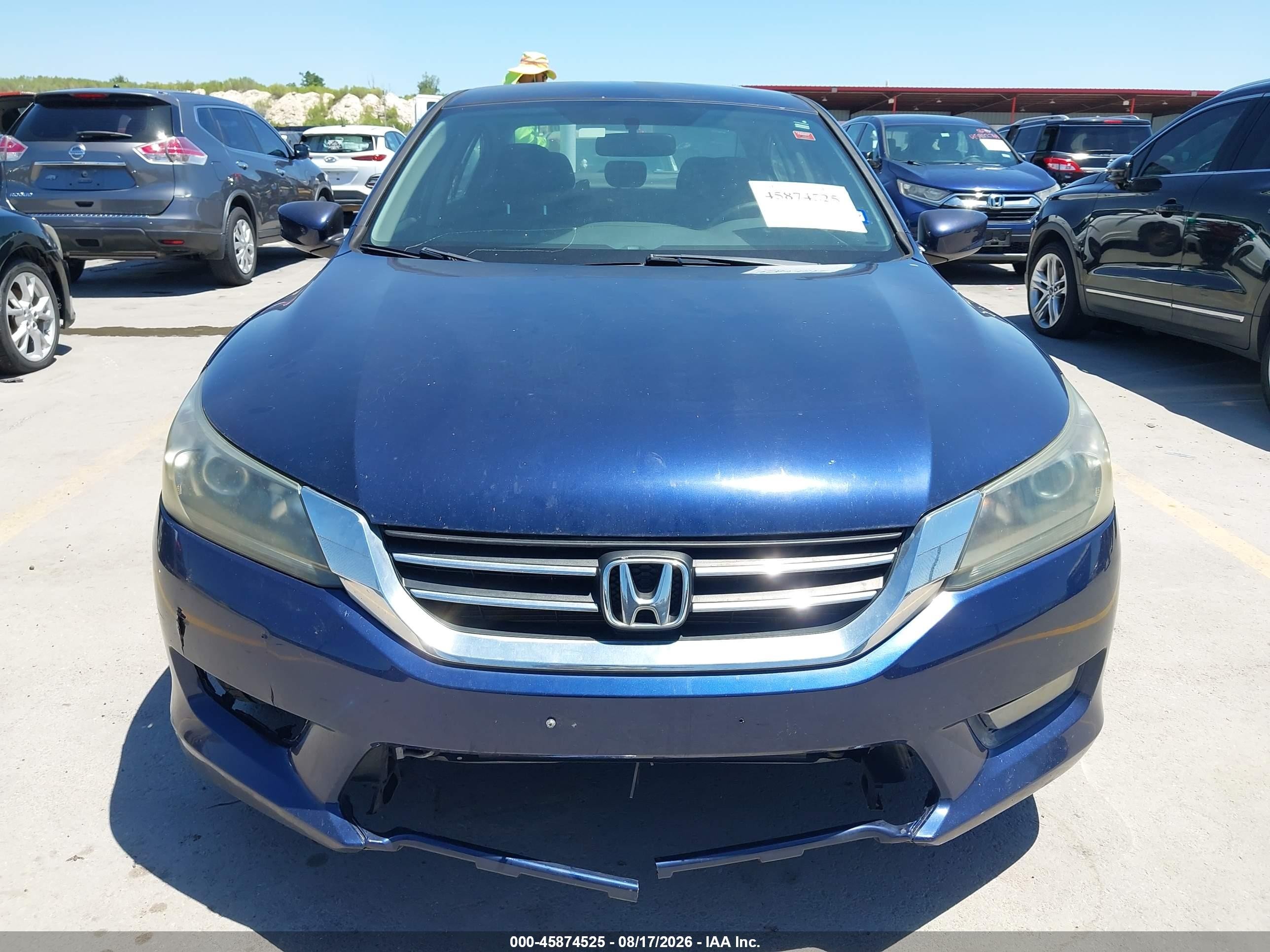 2015 Honda Accord Sport Blue vin: 1HGCR2F57FA134266