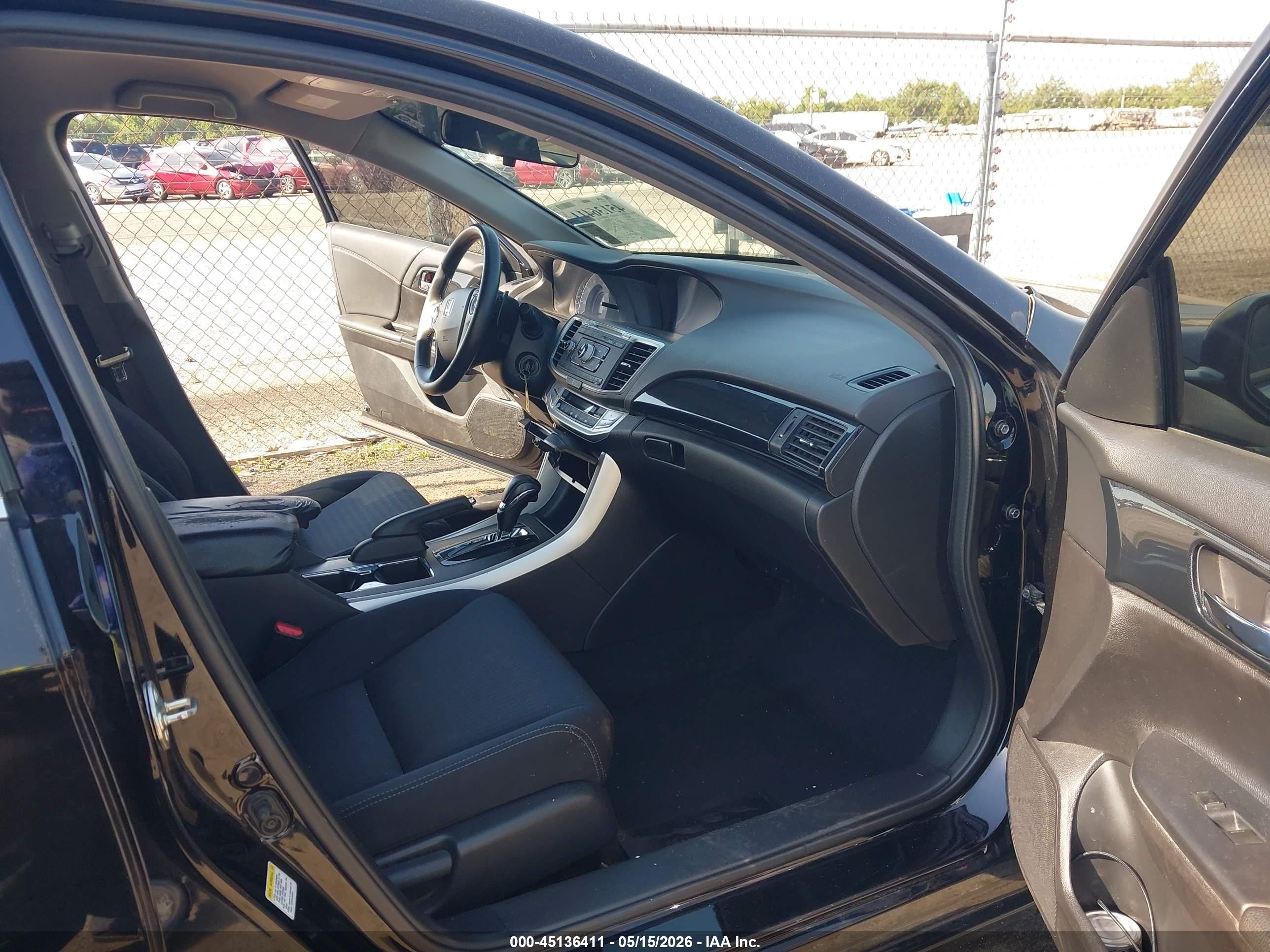 2015 Honda Accord Sport Black vin: 1HGCR2F57FA238286