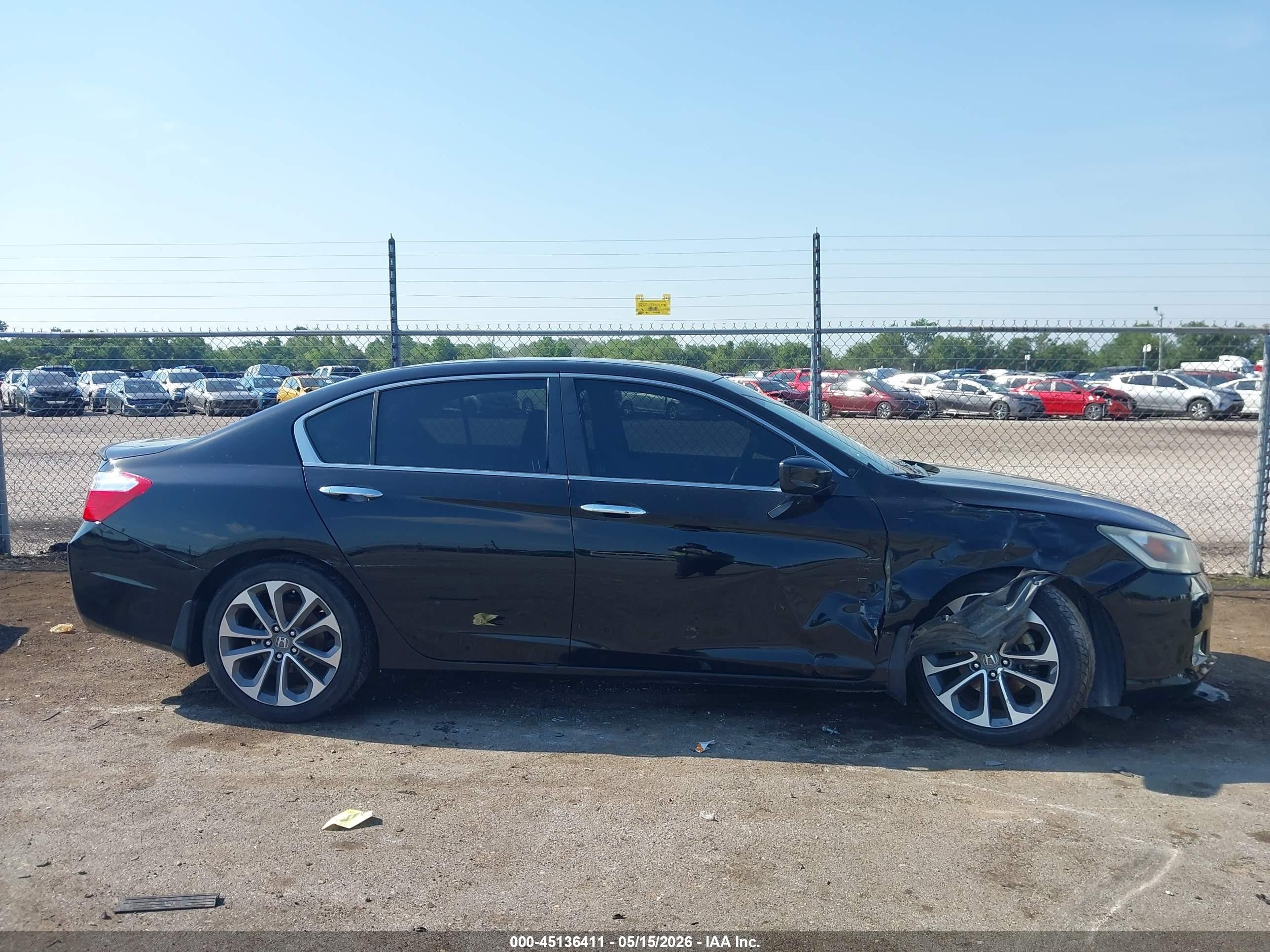 2015 Honda Accord Sport Black vin: 1HGCR2F57FA238286