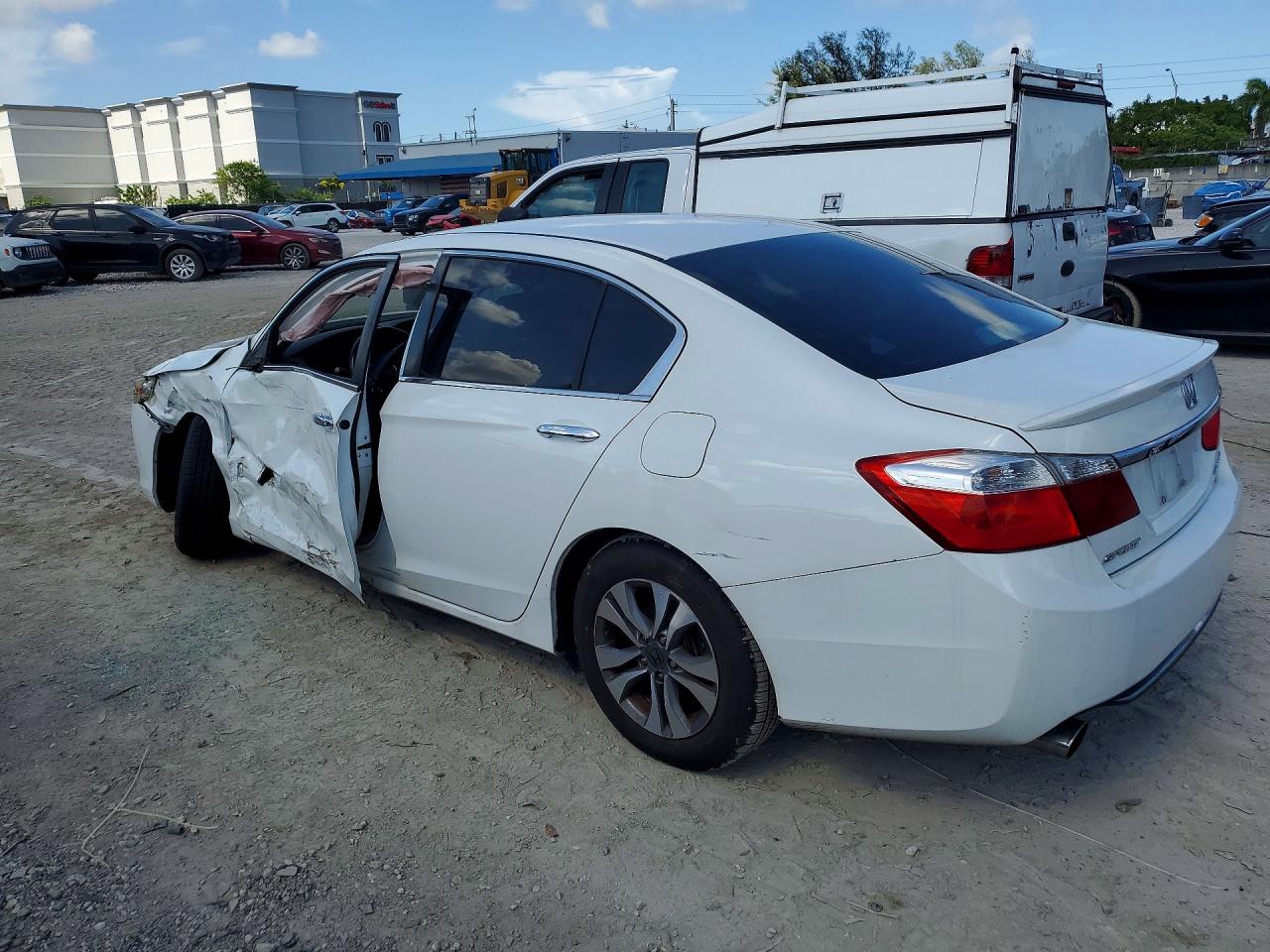 2015 Honda Accord Sport White vin: 1HGCR2F57FA239325