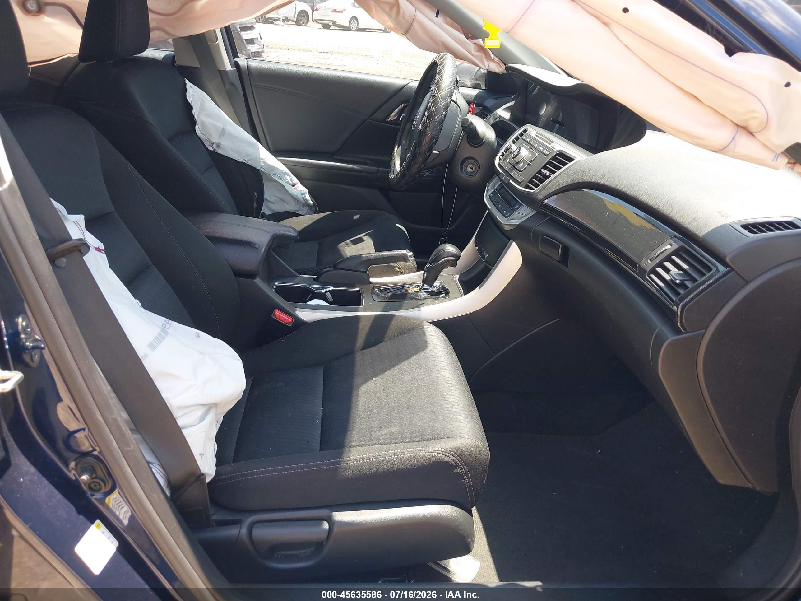 2015 Honda Accord Sport Синий vin: 1HGCR2F57FA273426
