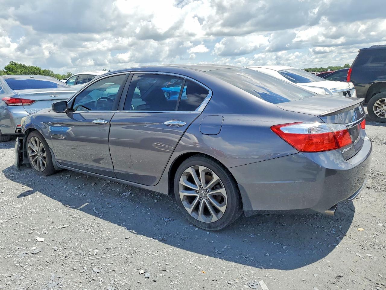 2013 Honda Accord Sport Серый vin: 1HGCR2F58DA004655
