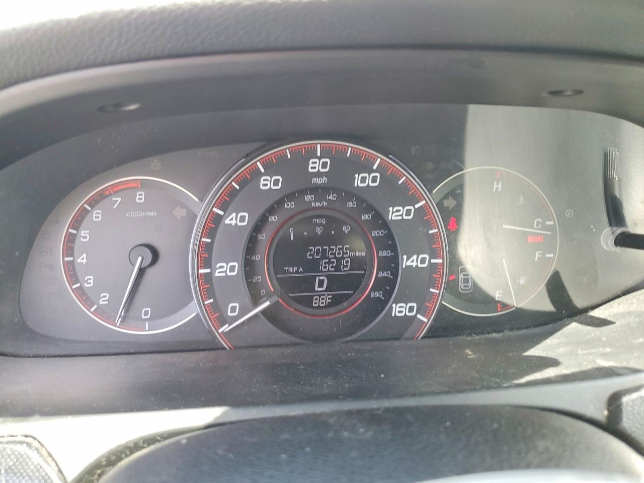 2013 Honda Accord Sport Серый vin: 1HGCR2F58DA004655