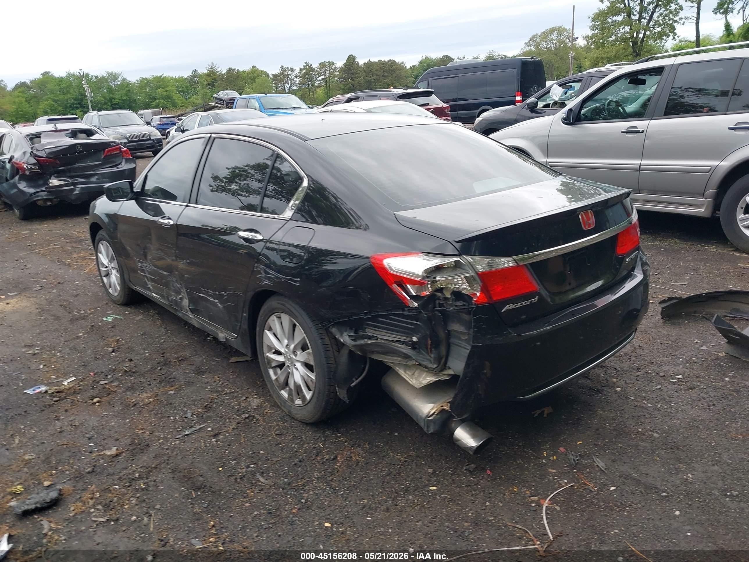 2013 Honda Accord Sport Черный vin: 1HGCR2F58DA042242