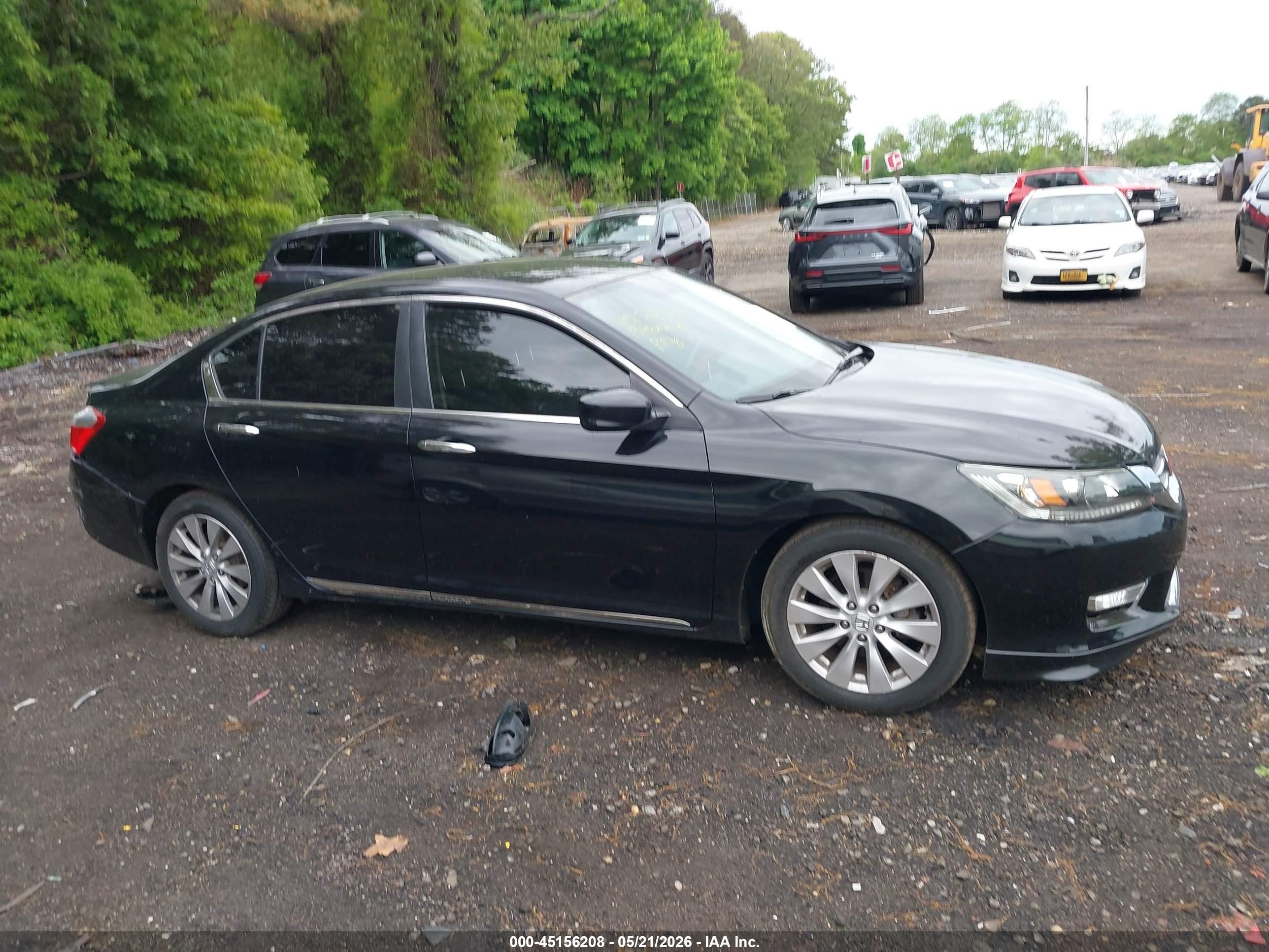 2013 Honda Accord Sport Черный vin: 1HGCR2F58DA042242