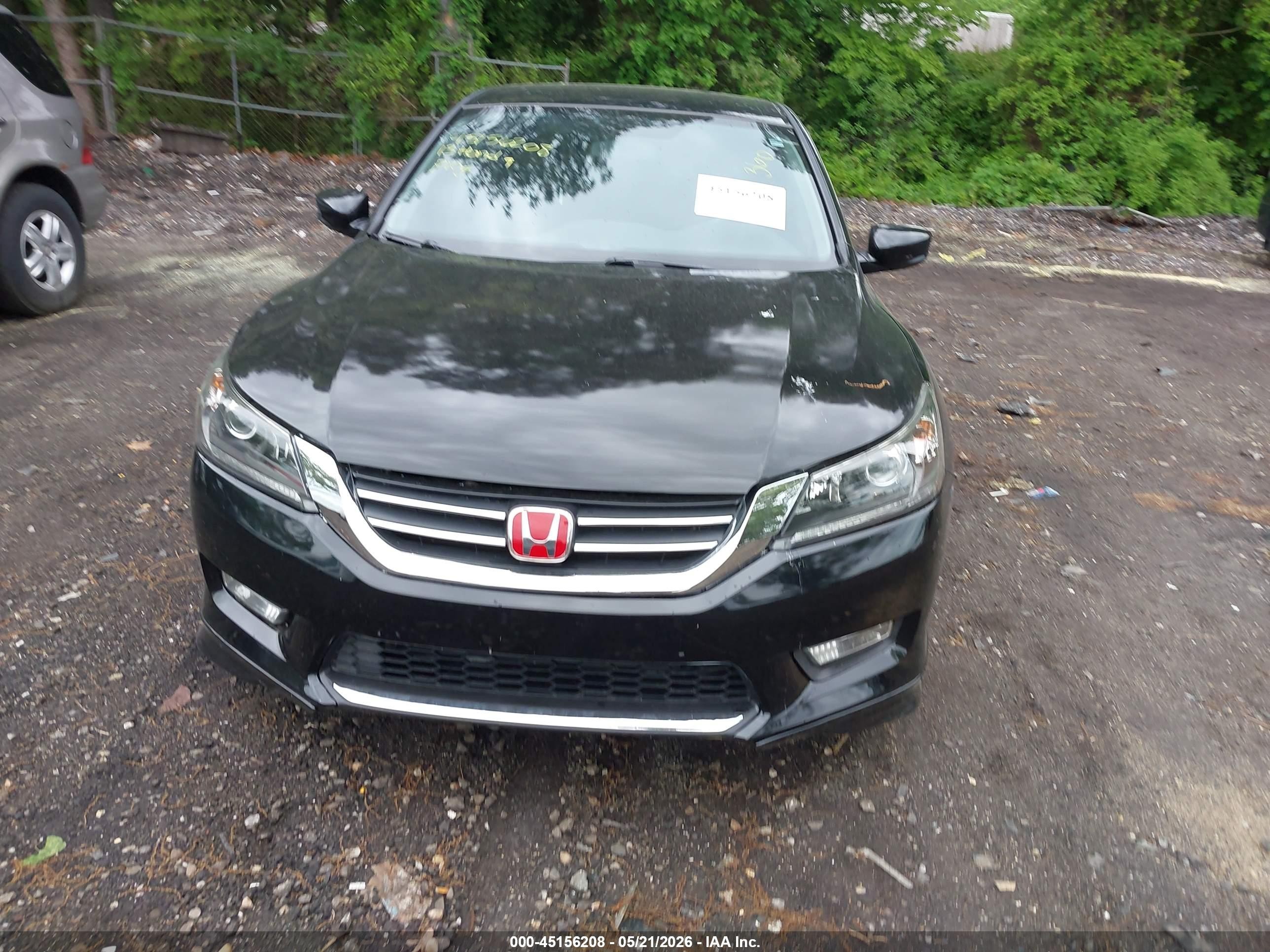 2013 Honda Accord Sport Черный vin: 1HGCR2F58DA042242