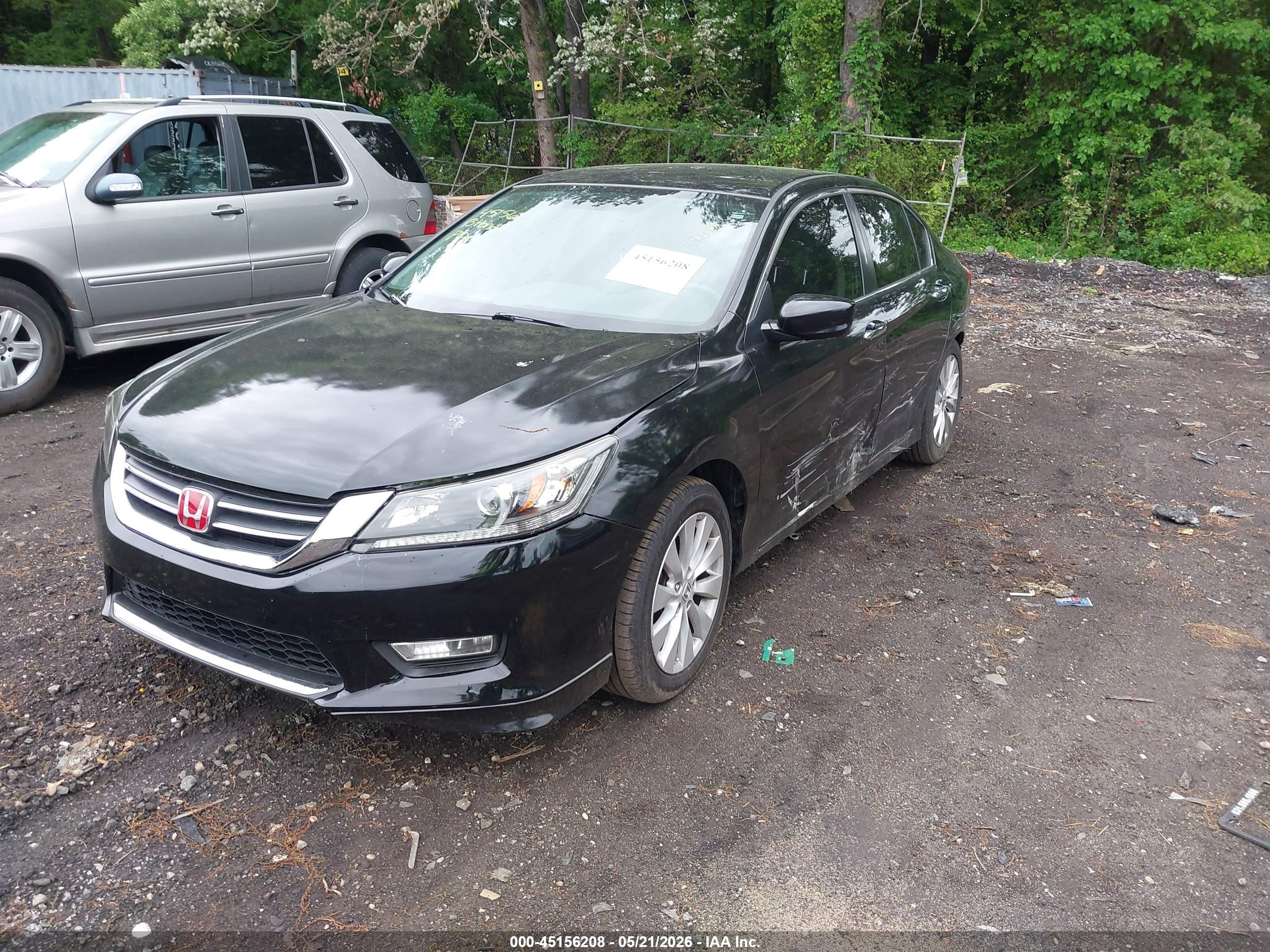 2013 Honda Accord Sport Черный vin: 1HGCR2F58DA042242