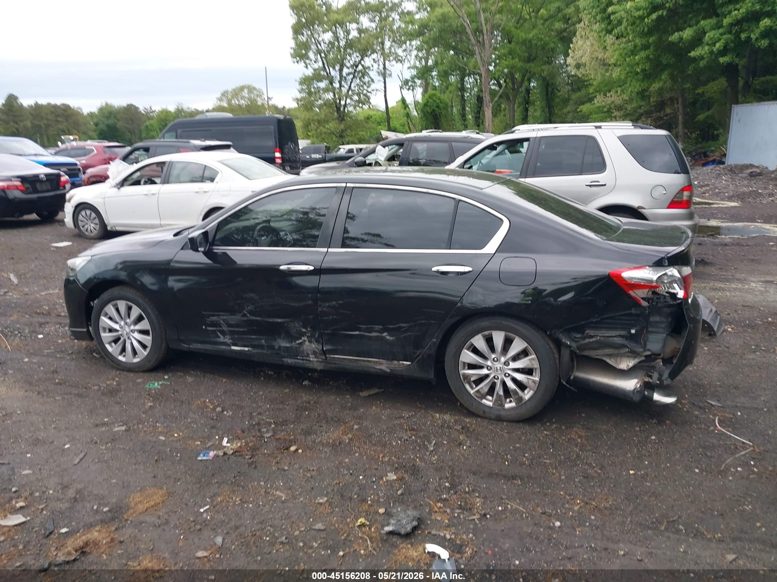 2013 Honda Accord Sport Черный vin: 1HGCR2F58DA042242
