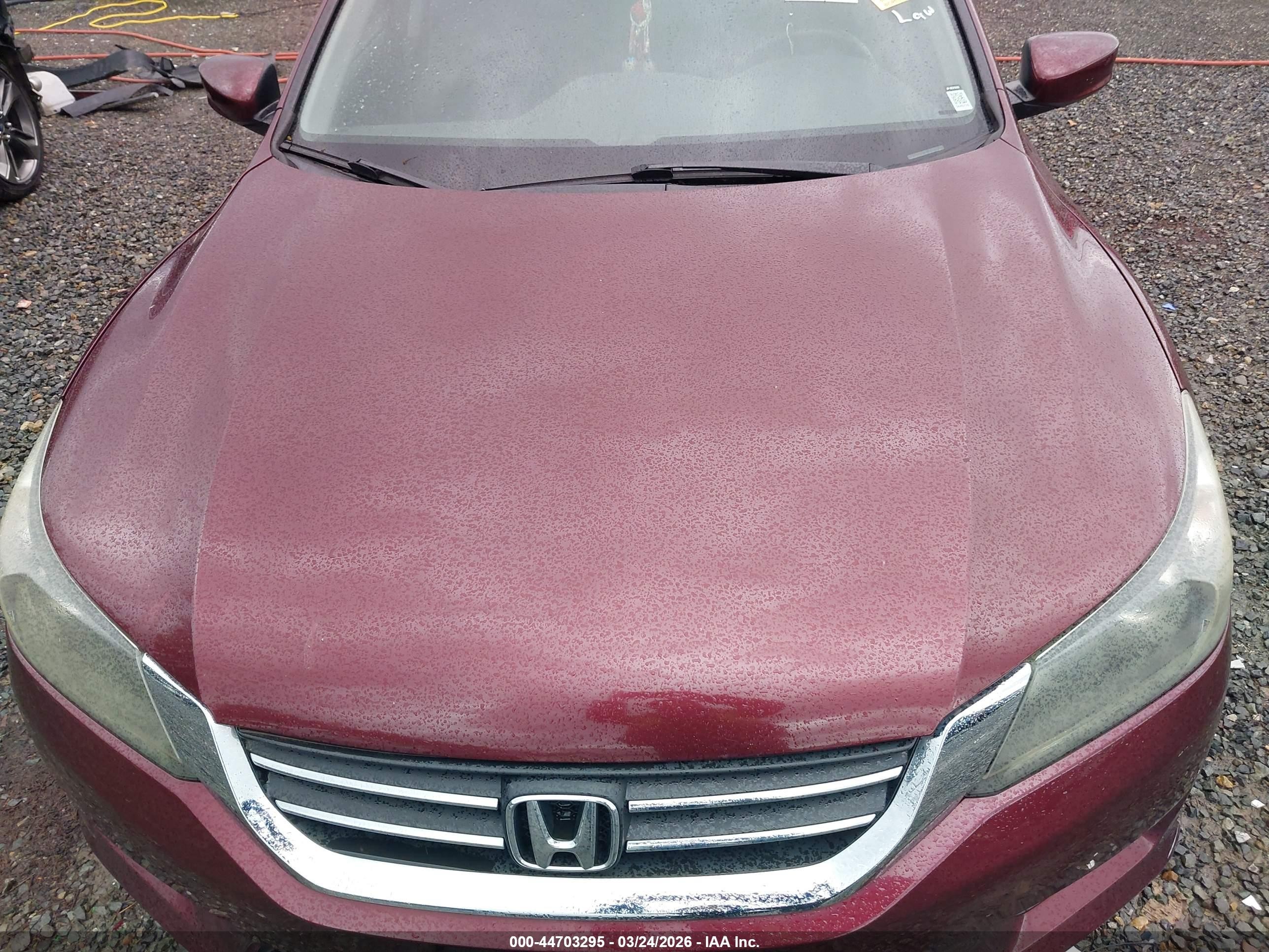 2013 Honda Accord Sport Burgundy vin: 1HGCR2F58DA043293