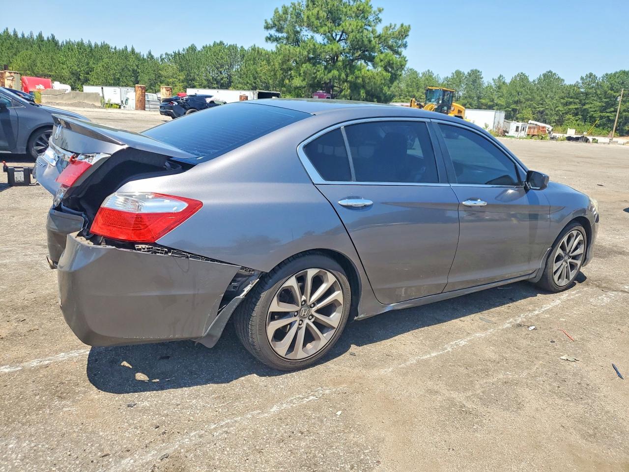 2013 Honda Accord Sport Gray vin: 1HGCR2F58DA078030