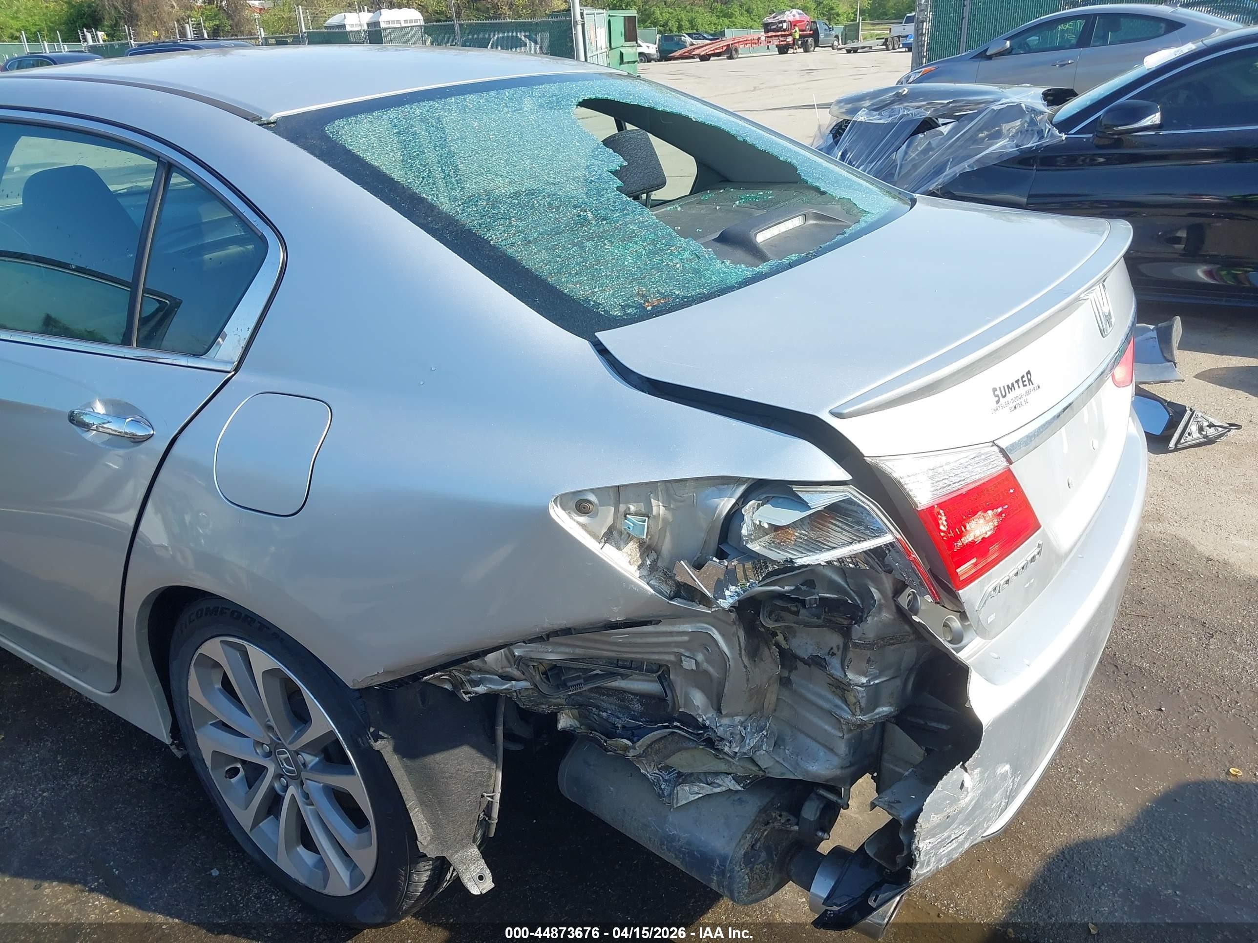 2013 Honda Accord Sport Silver vin: 1HGCR2F58DA088458