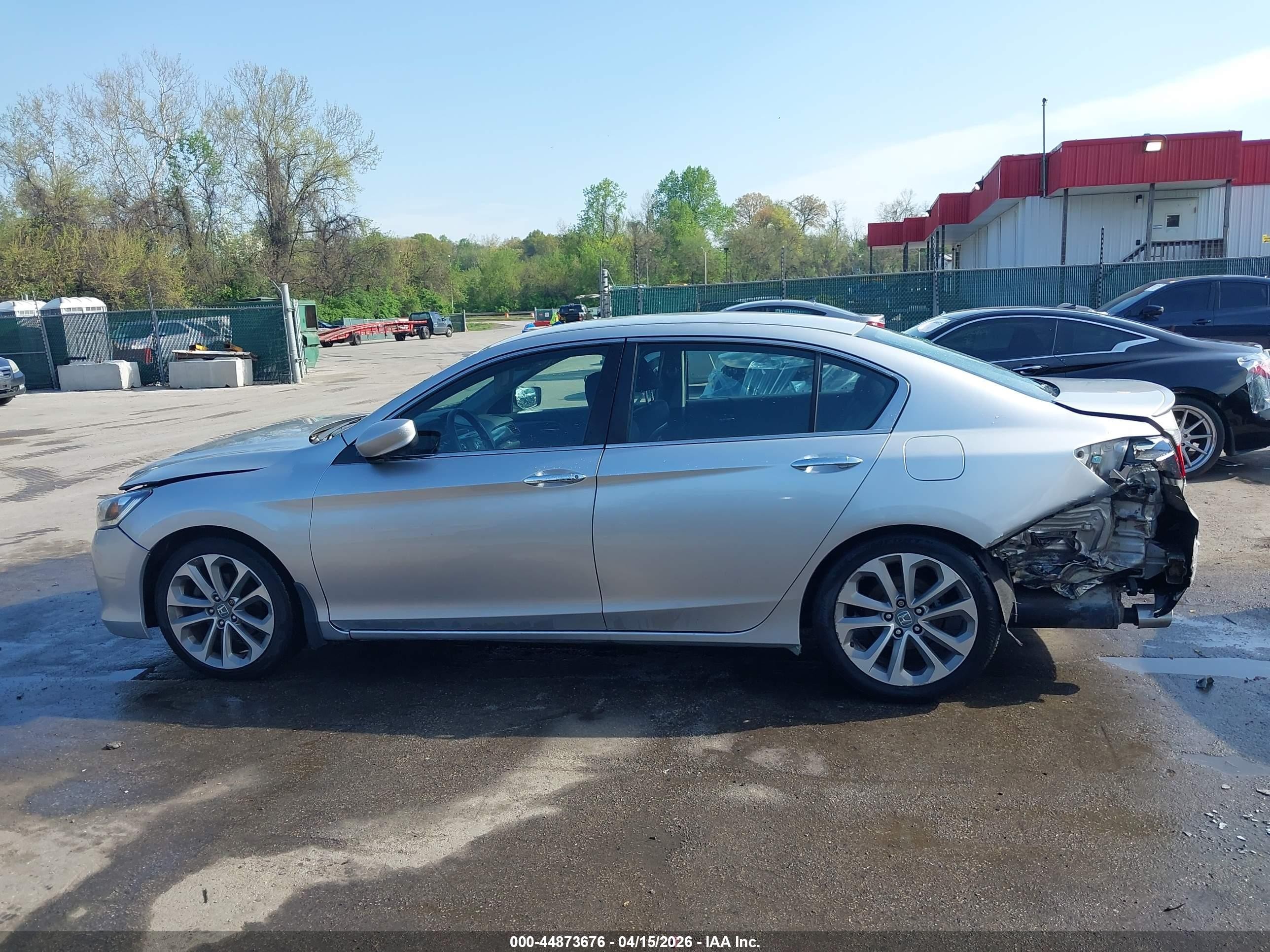2013 Honda Accord Sport Silver vin: 1HGCR2F58DA088458