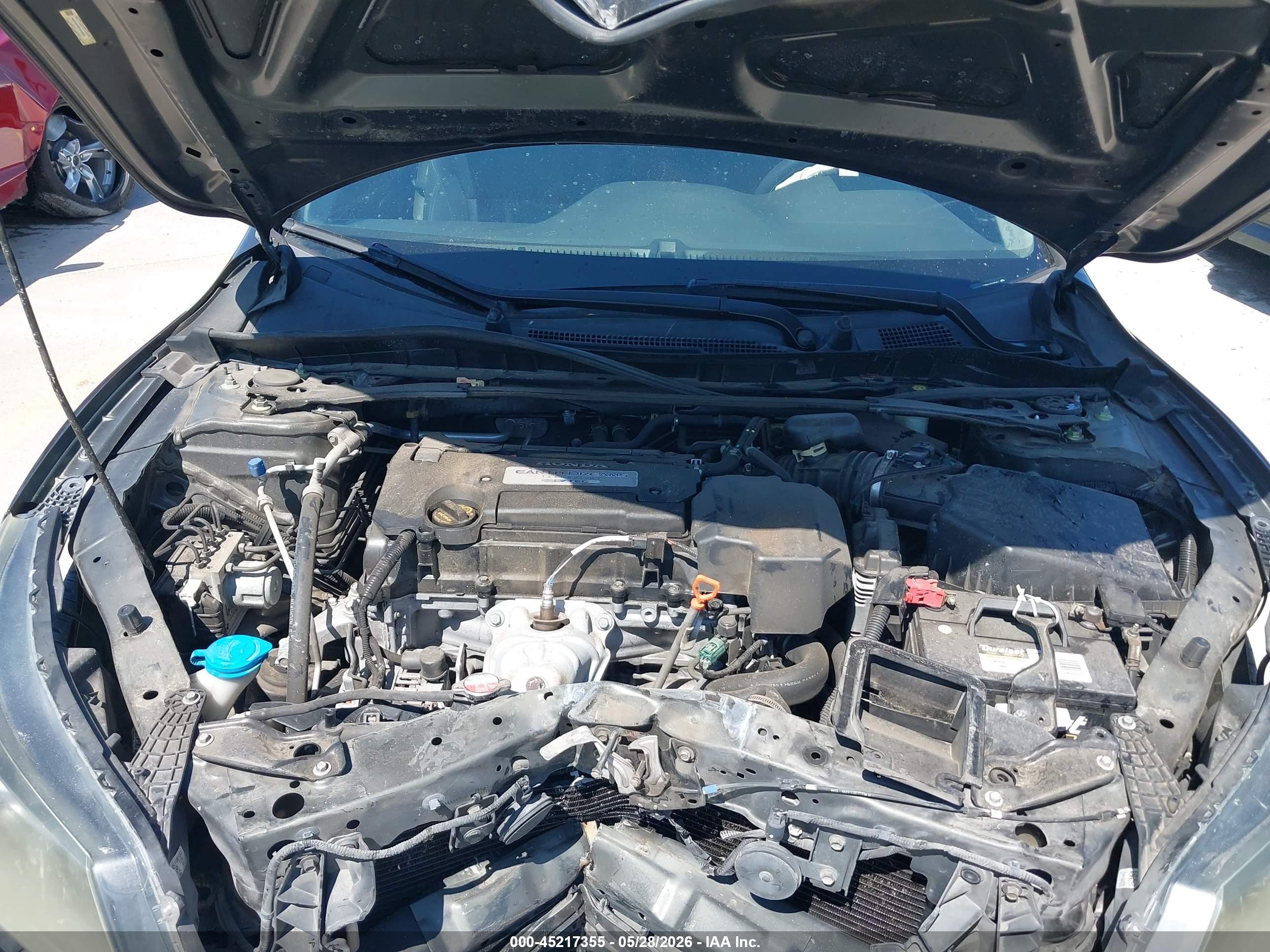 2013 Honda Accord Sport Gray vin: 1HGCR2F58DA124309