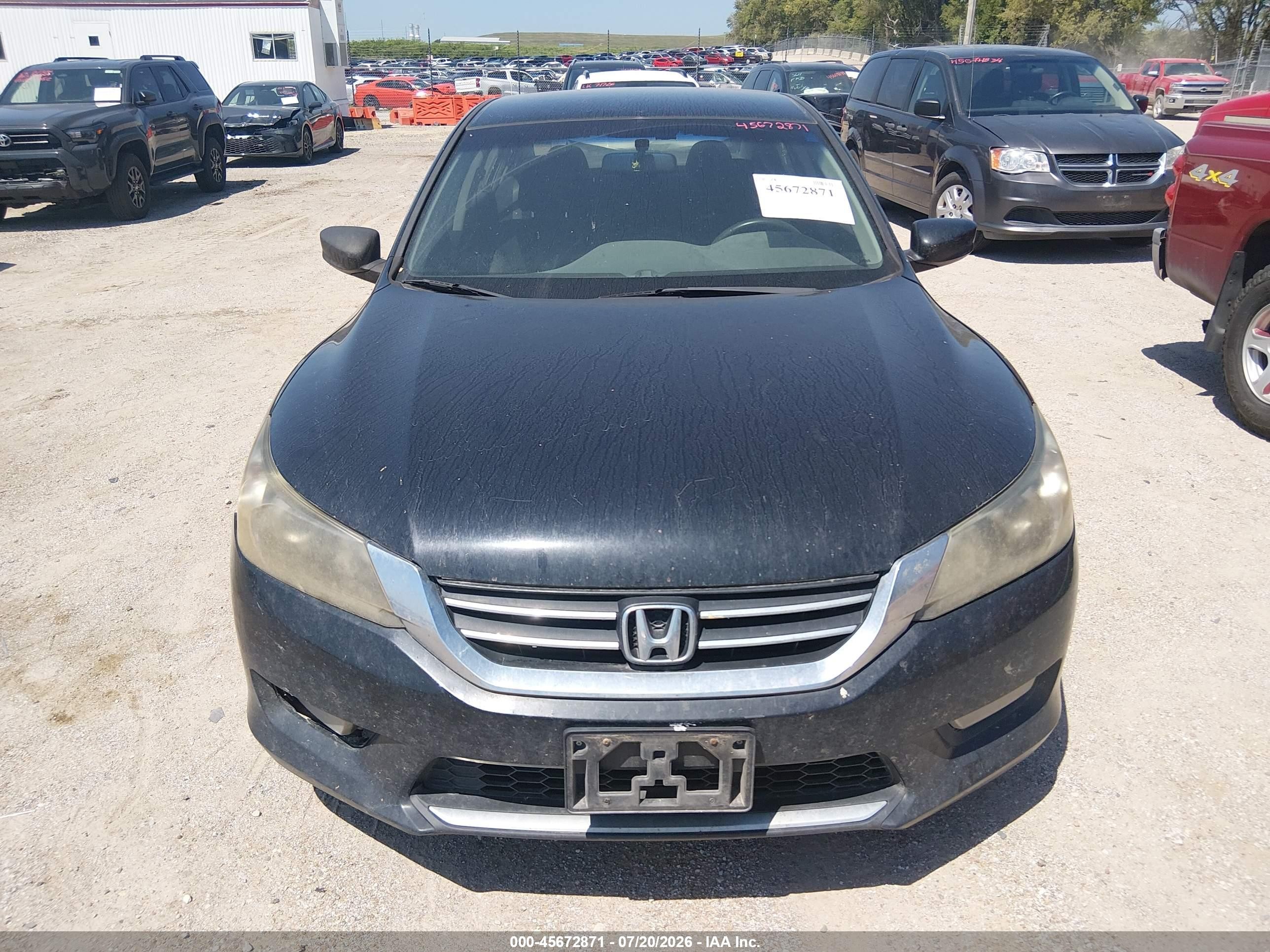 2013 Honda Accord Sport Черный vin: 1HGCR2F58DA149761