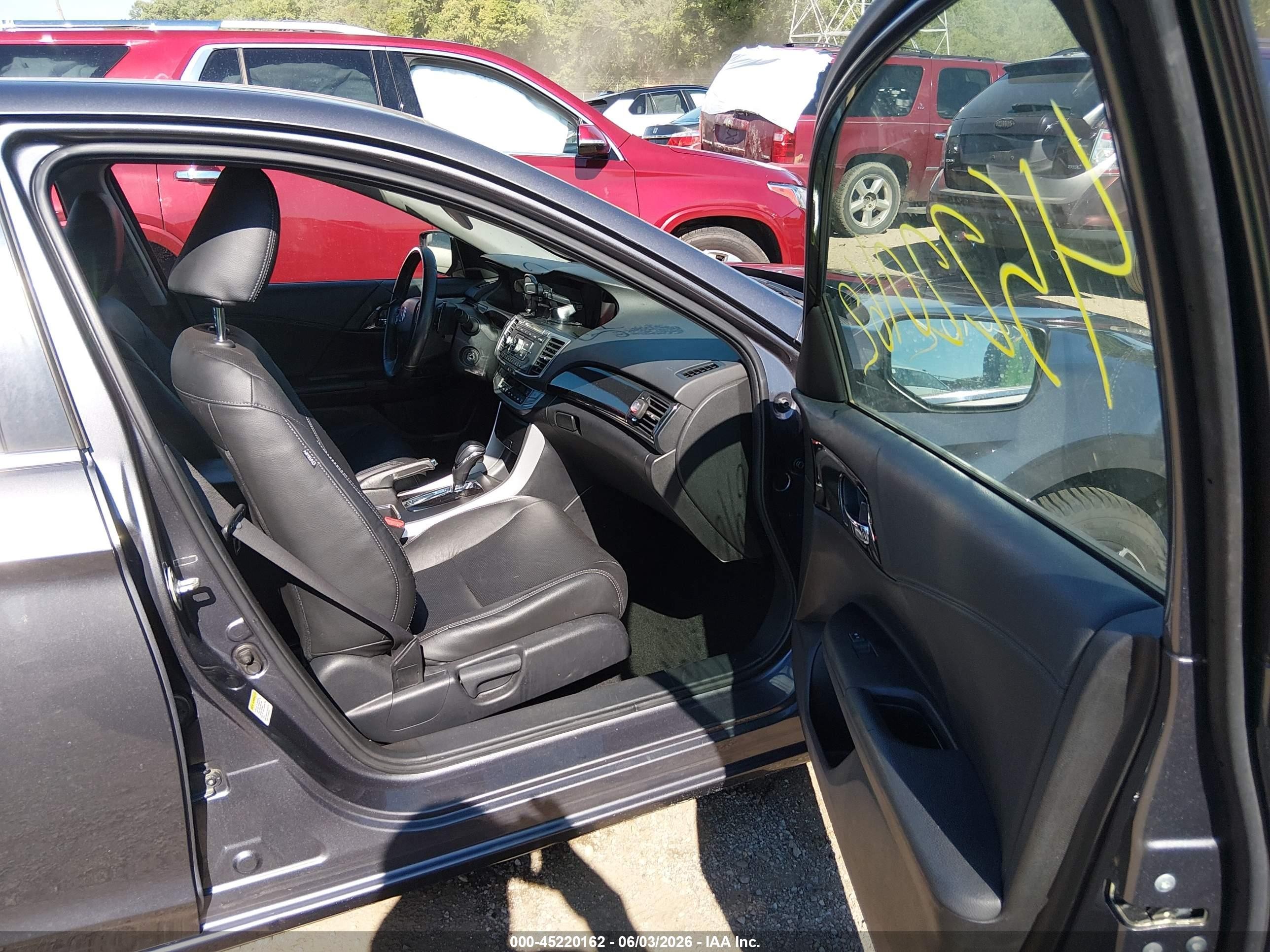 2013 Honda Accord Sport Gray vin: 1HGCR2F58DA161795