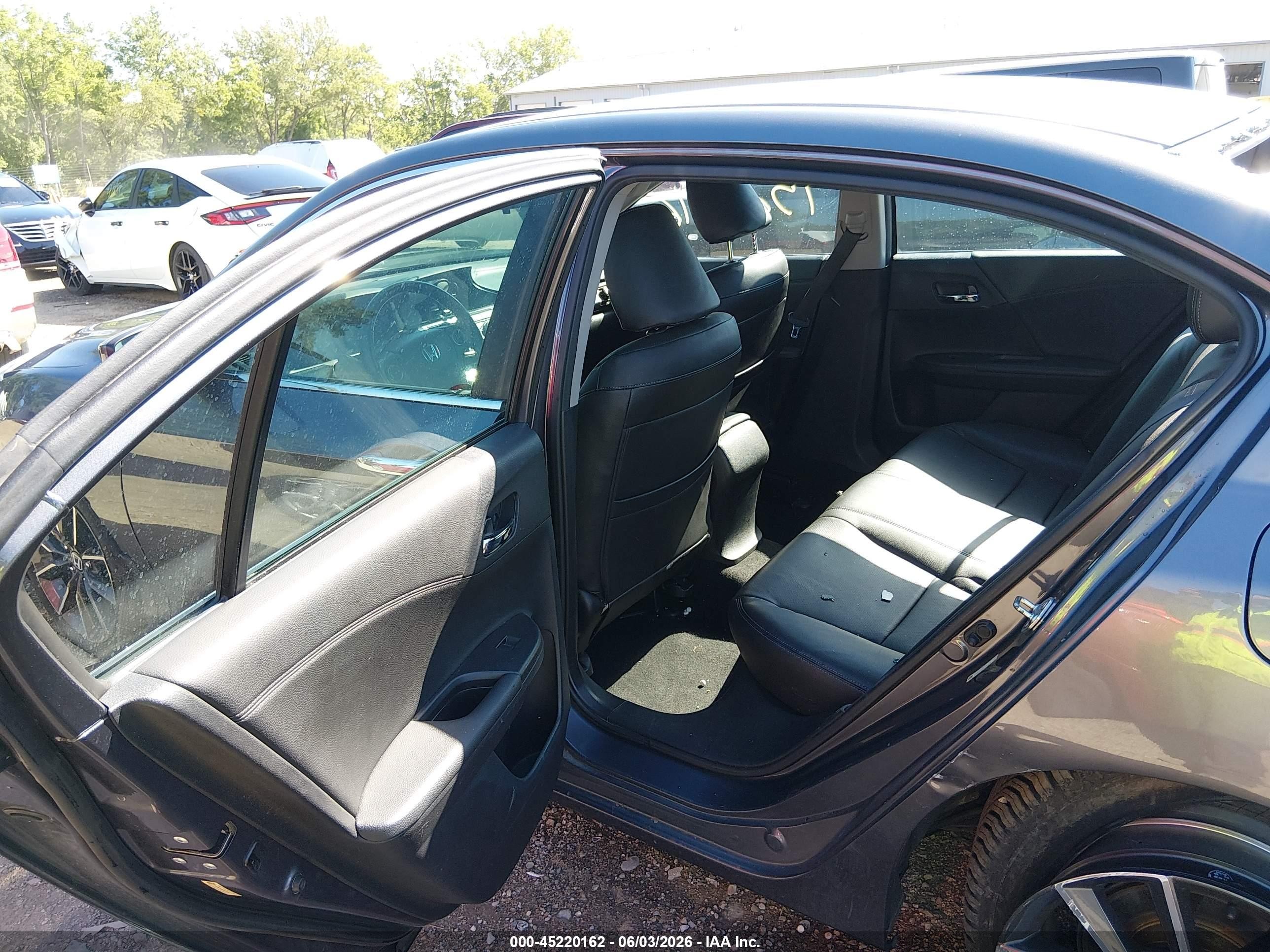 2013 Honda Accord Sport Gray vin: 1HGCR2F58DA161795