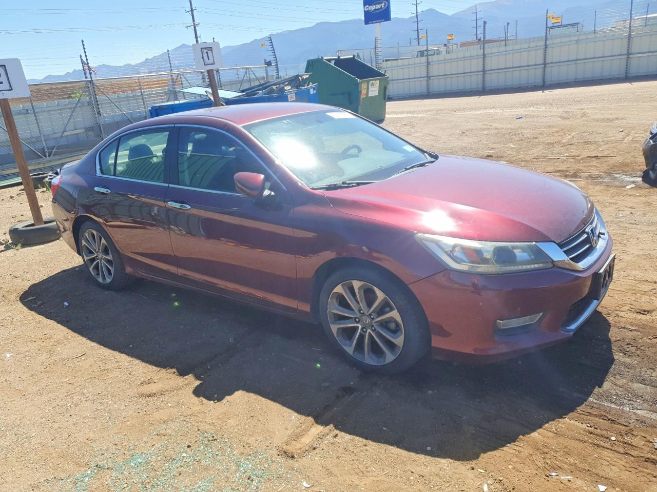 2013 Honda Accord Sport Maroon vin: 1HGCR2F58DA208386