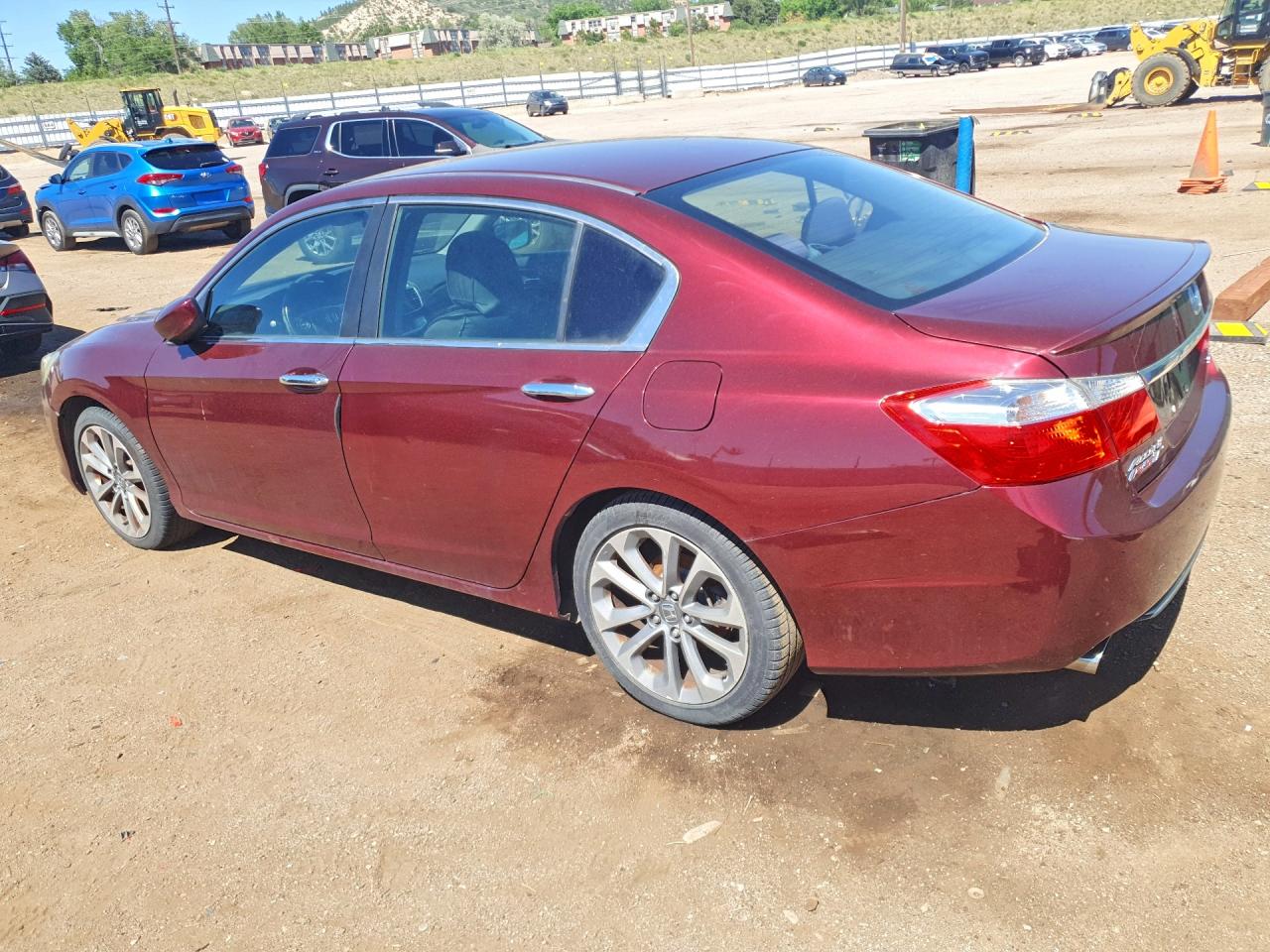 2013 Honda Accord Sport Maroon vin: 1HGCR2F58DA208386