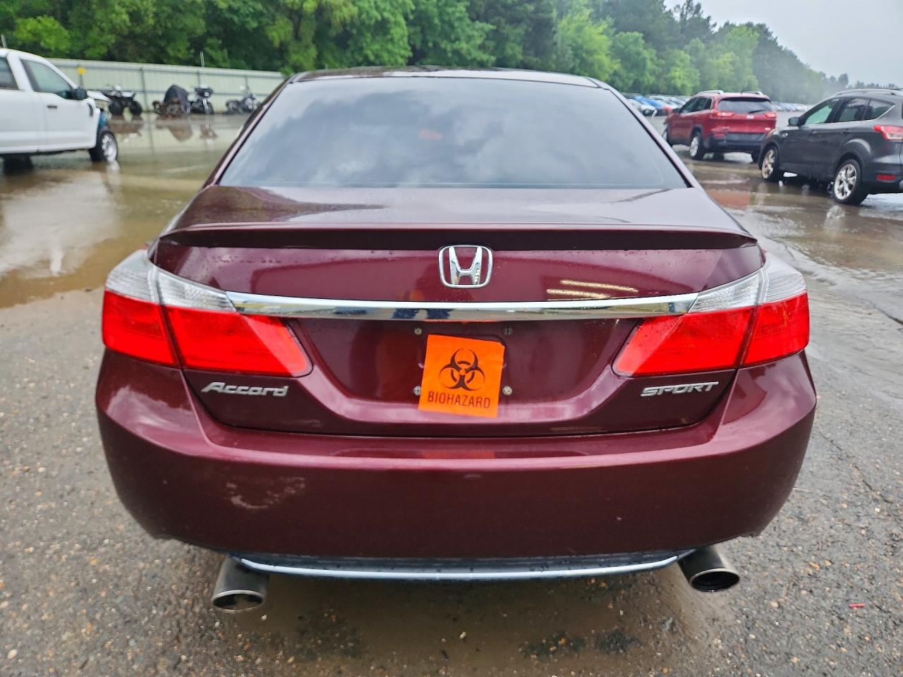 2013 Honda Accord Sport Burgundy vin: 1HGCR2F58DA210560