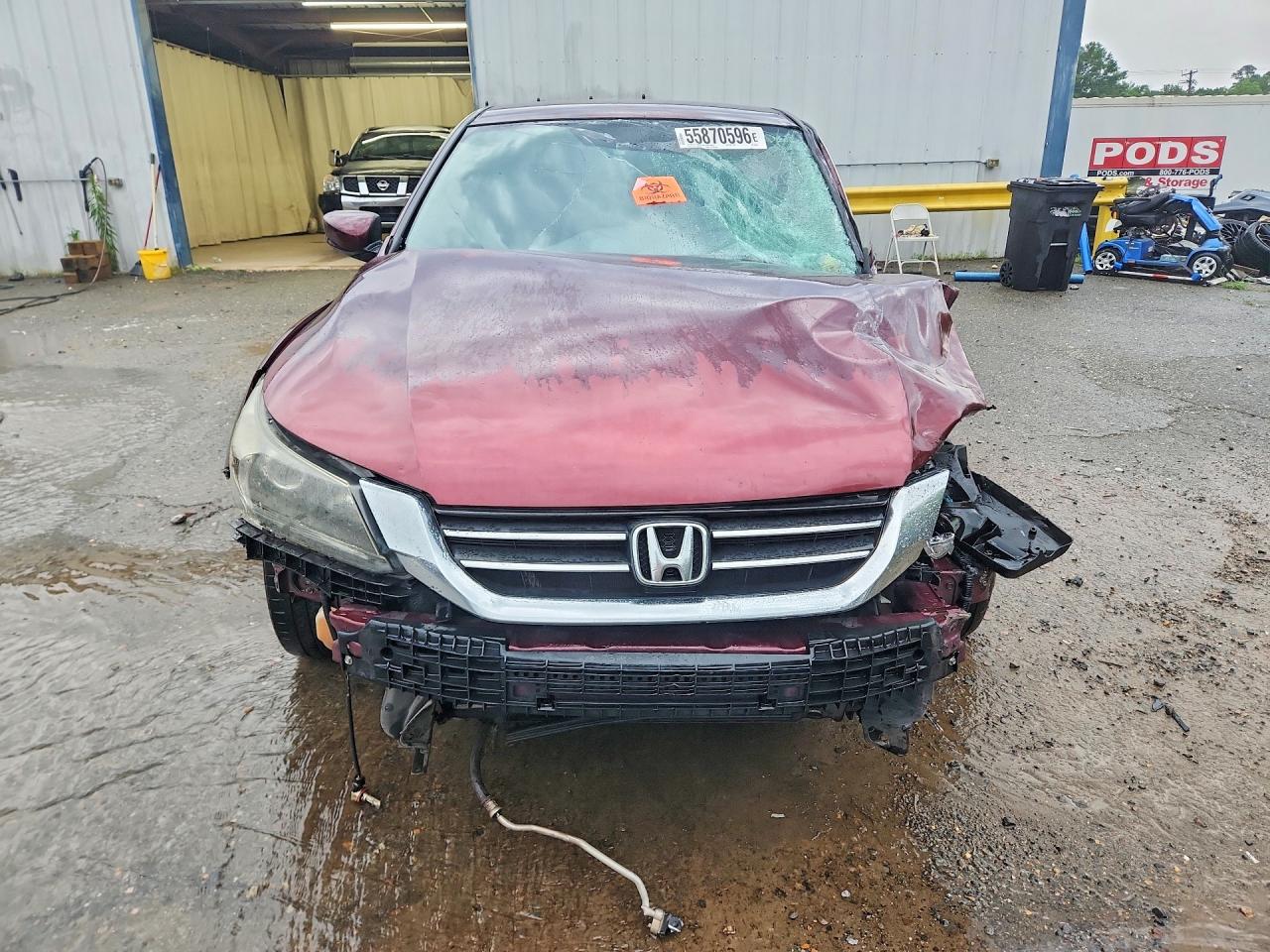 2013 Honda Accord Sport Burgundy vin: 1HGCR2F58DA210560