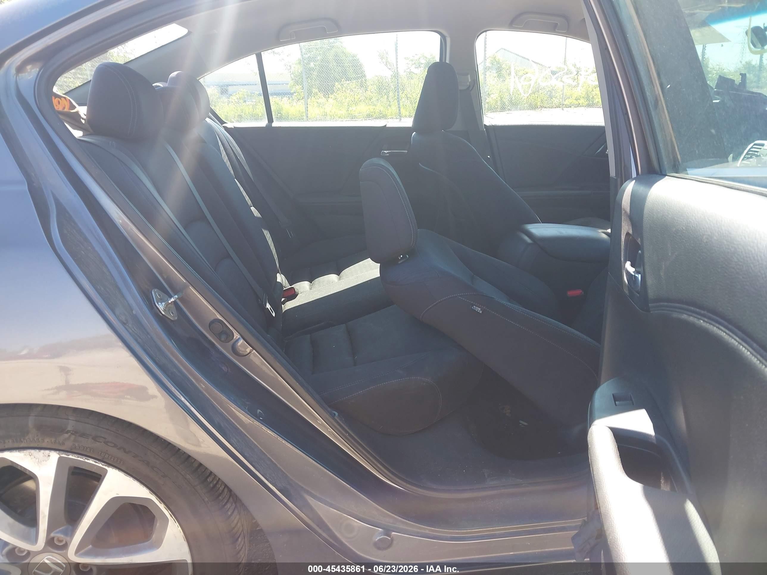 2013 Honda Accord Sport Gray vin: 1HGCR2F58DA224538