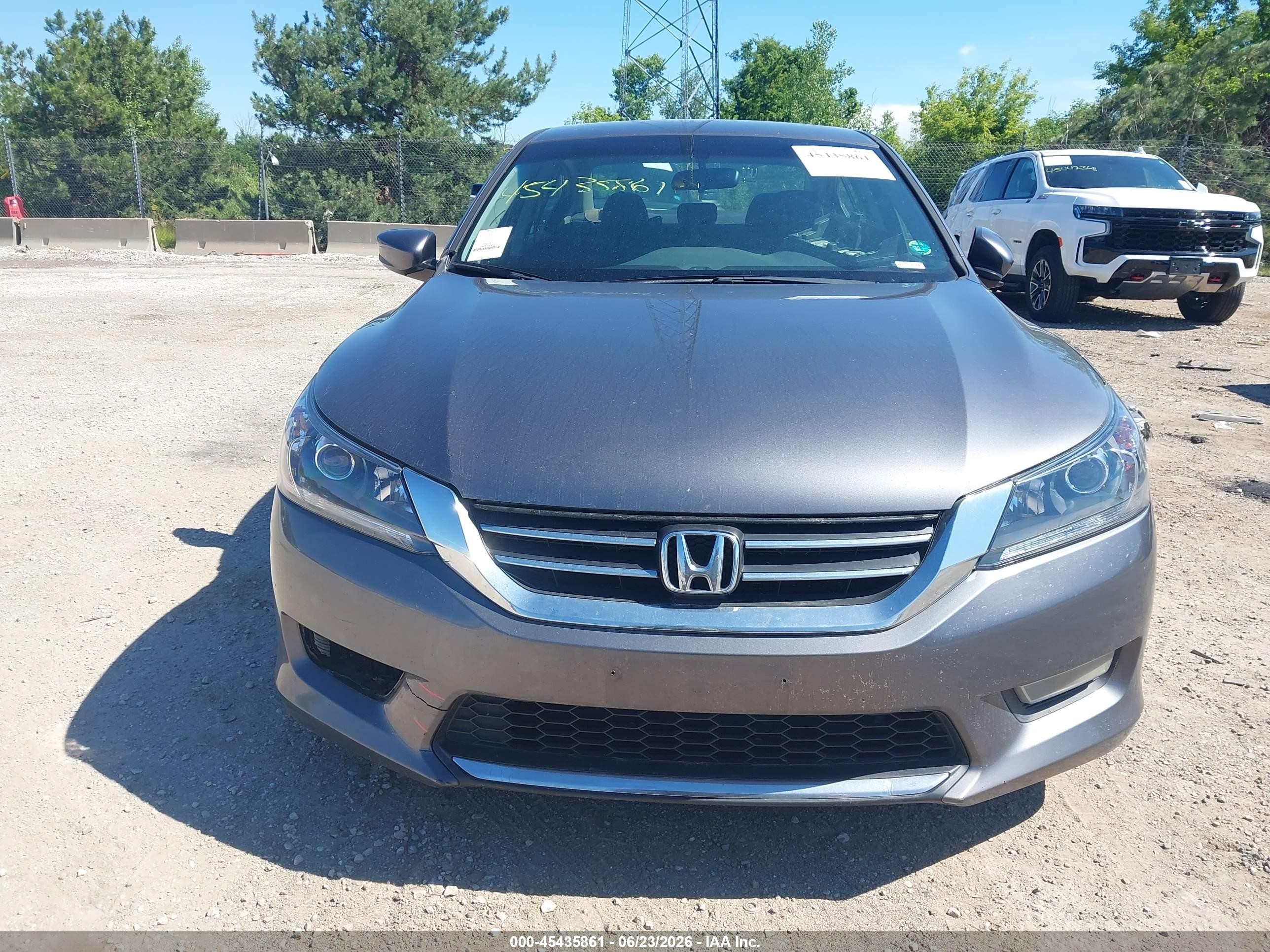 2013 Honda Accord Sport Gray vin: 1HGCR2F58DA224538