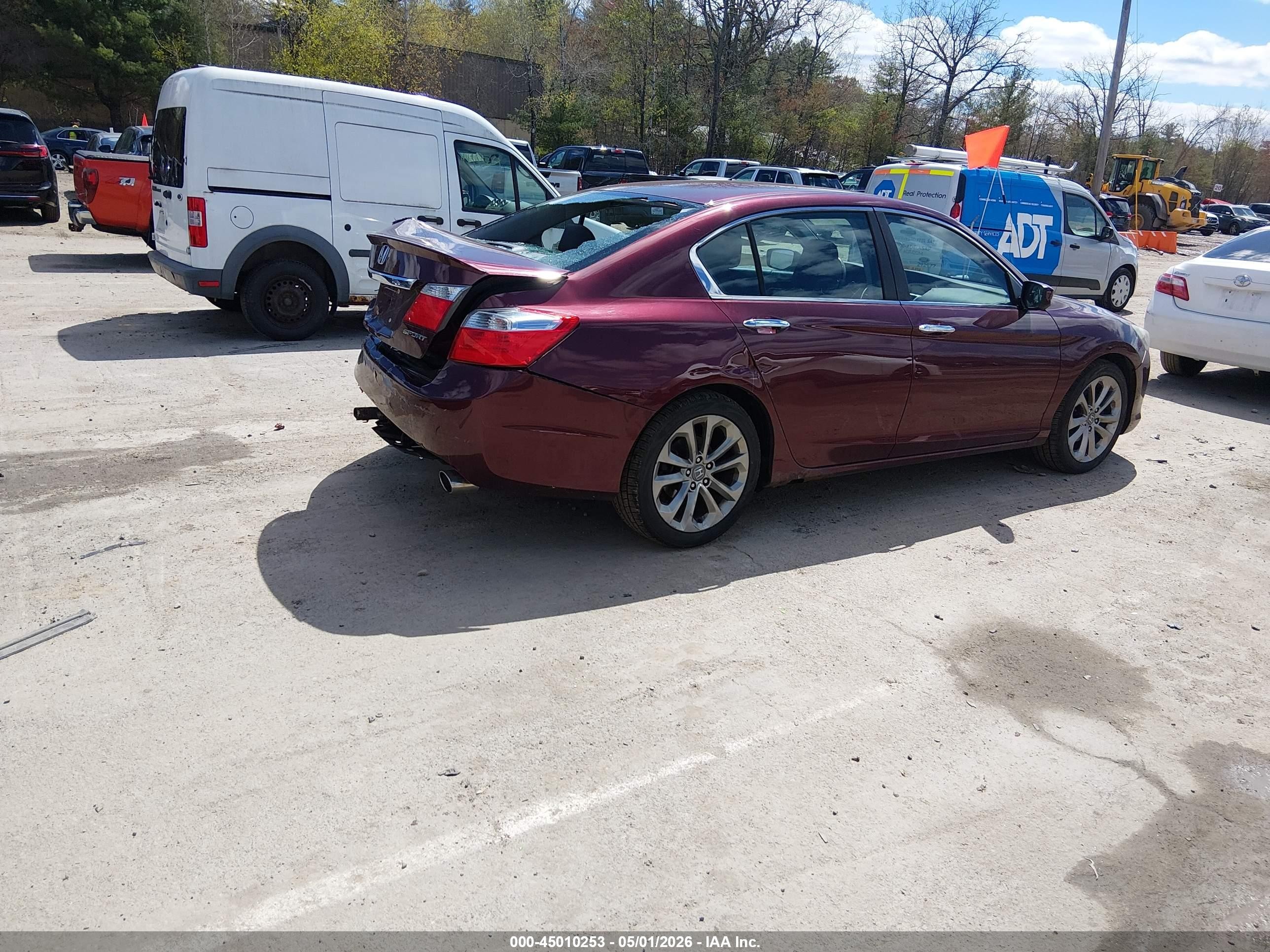 2013 Honda Accord Sport Maroon vin: 1HGCR2F58DA229917
