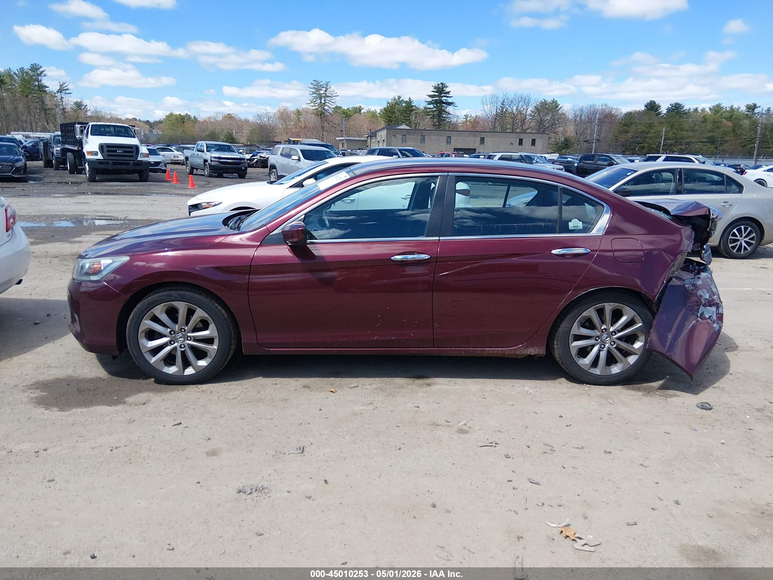 2013 Honda Accord Sport Maroon vin: 1HGCR2F58DA229917