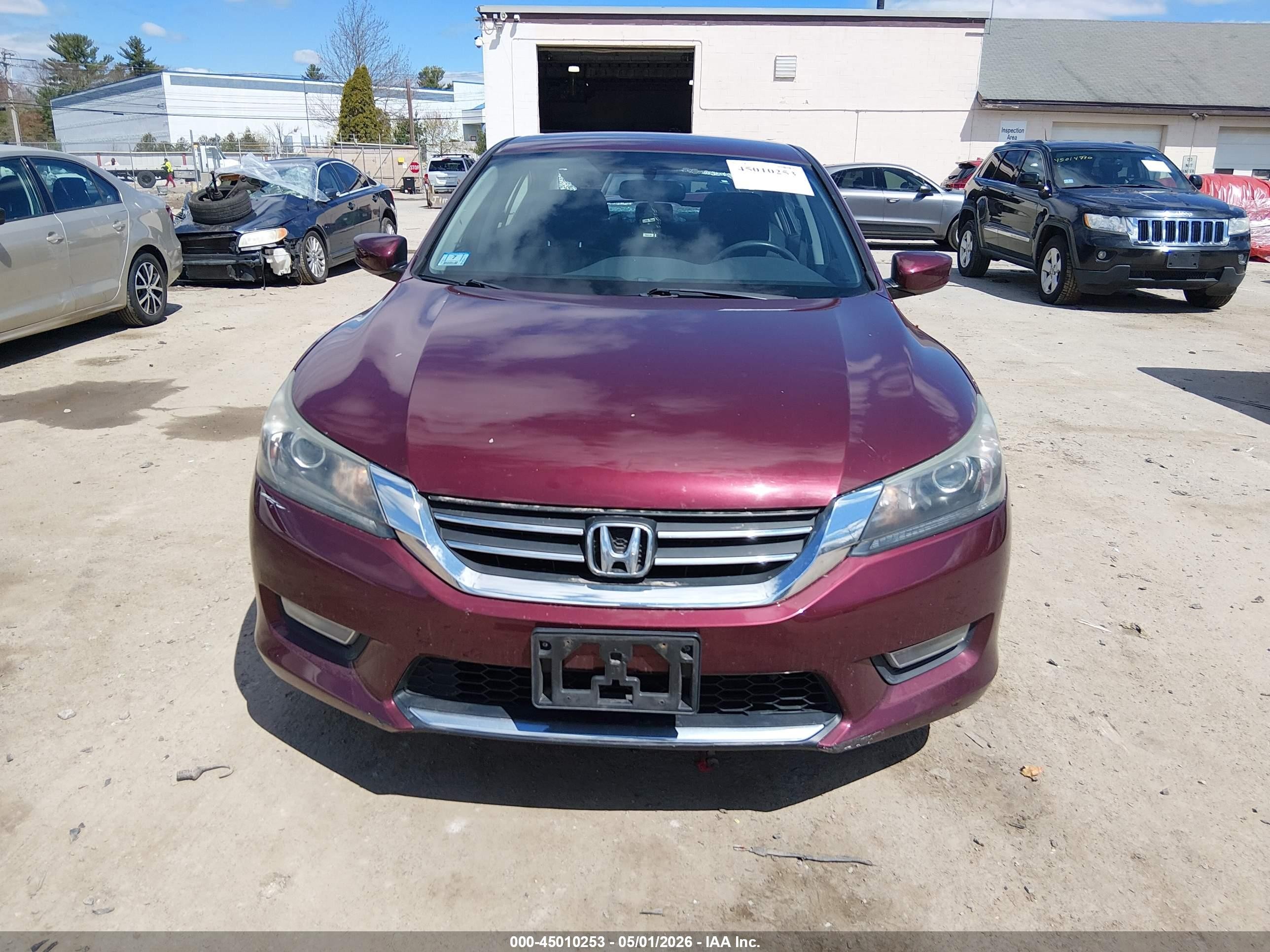 2013 Honda Accord Sport Maroon vin: 1HGCR2F58DA229917