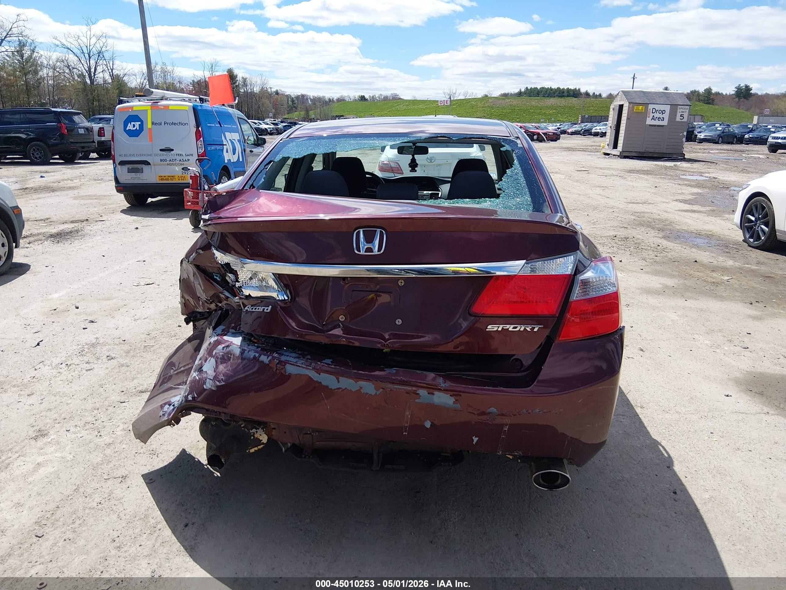 2013 Honda Accord Sport Maroon vin: 1HGCR2F58DA229917