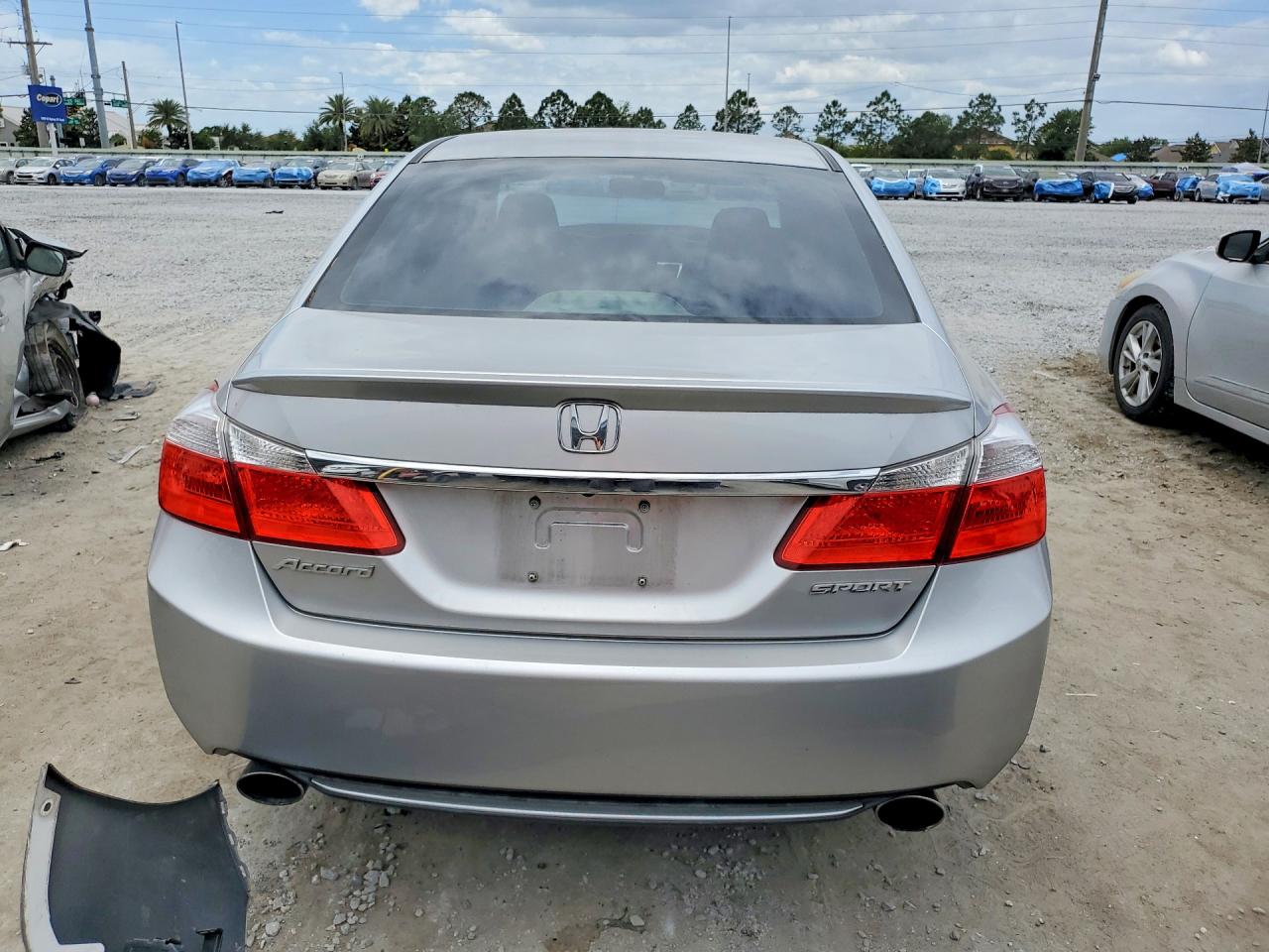2013 Honda Accord Sport Silver vin: 1HGCR2F58DA231408