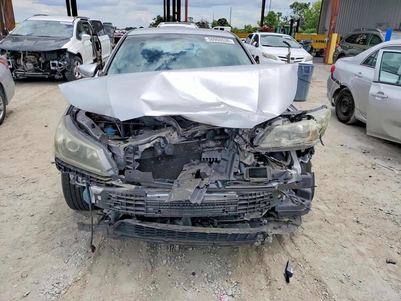 2013 Honda Accord Sport Silver vin: 1HGCR2F58DA231408
