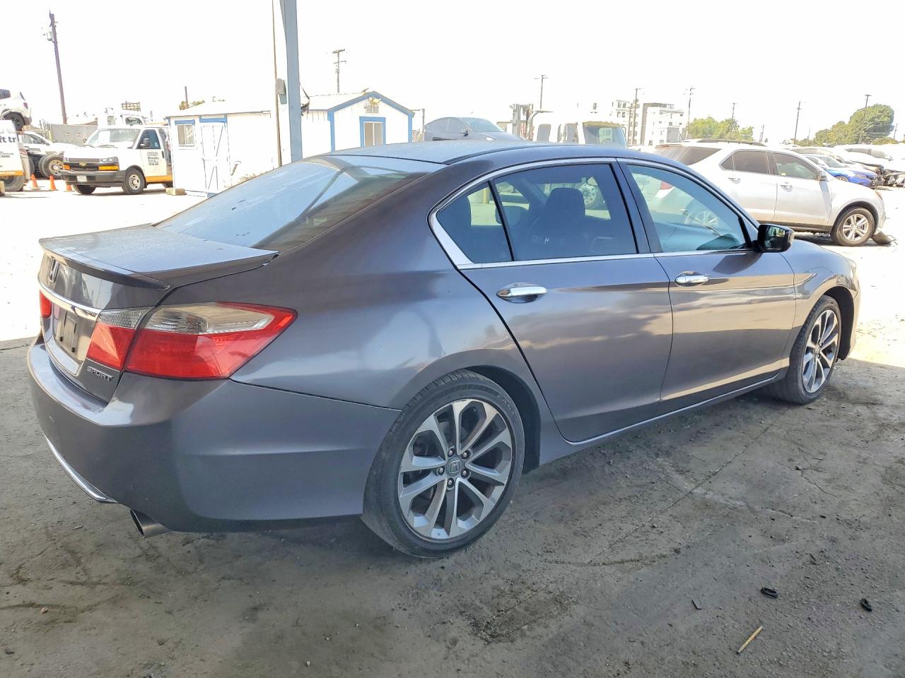 2013 Honda Accord Sport Gray vin: 1HGCR2F58DA238911