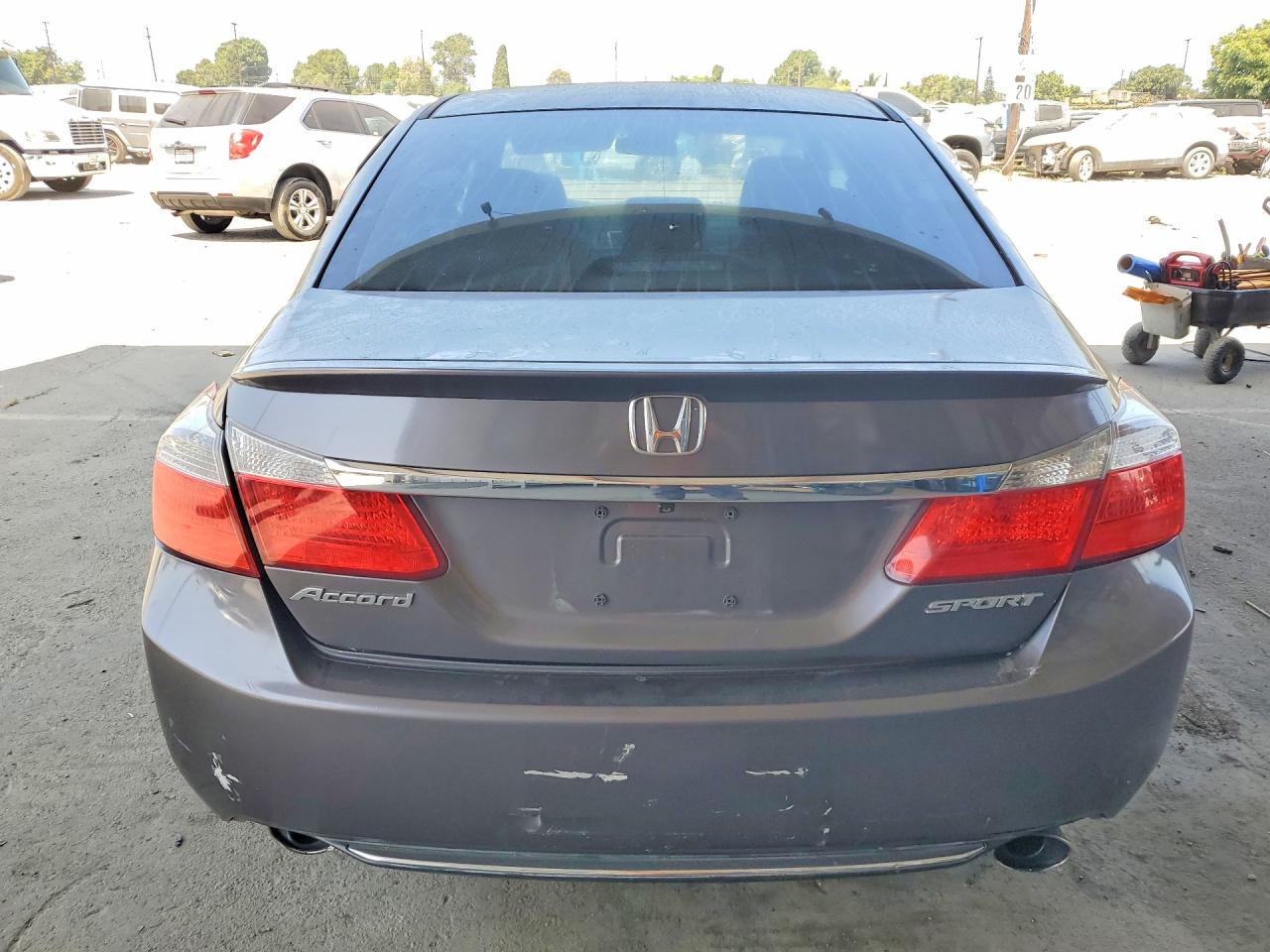 2013 Honda Accord Sport Gray vin: 1HGCR2F58DA238911