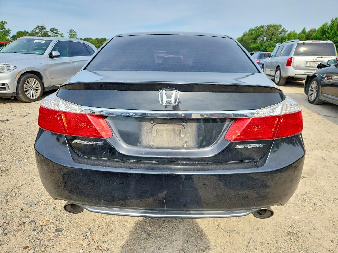 2013 Honda Accord Sport Черный vin: 1HGCR2F58DA239556