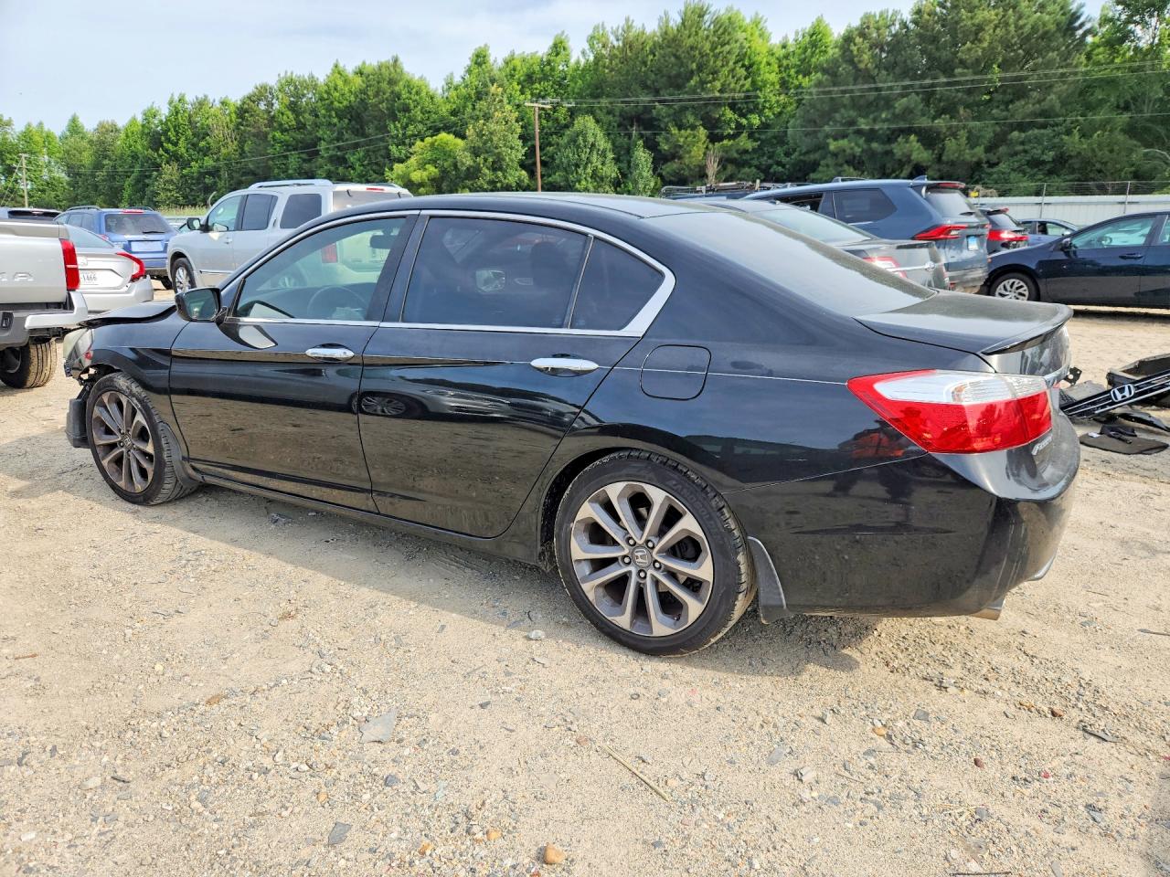 2013 Honda Accord Sport Черный vin: 1HGCR2F58DA239556