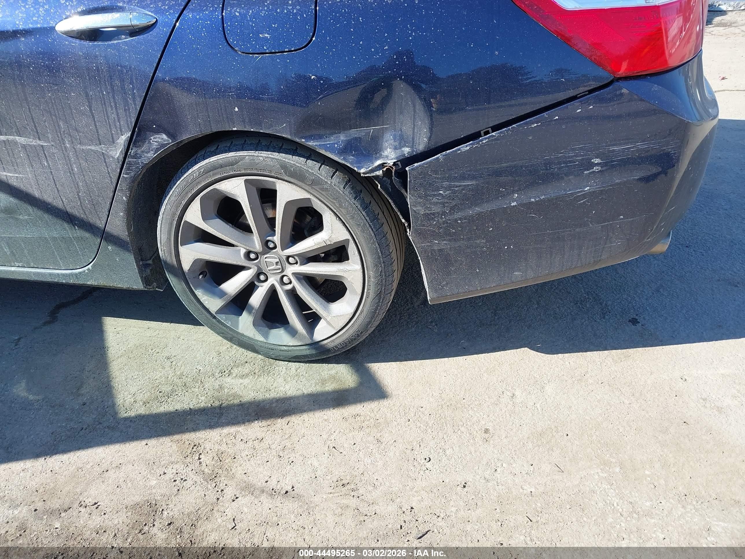 2013 Honda Accord Sport Blue vin: 1HGCR2F58DA267535