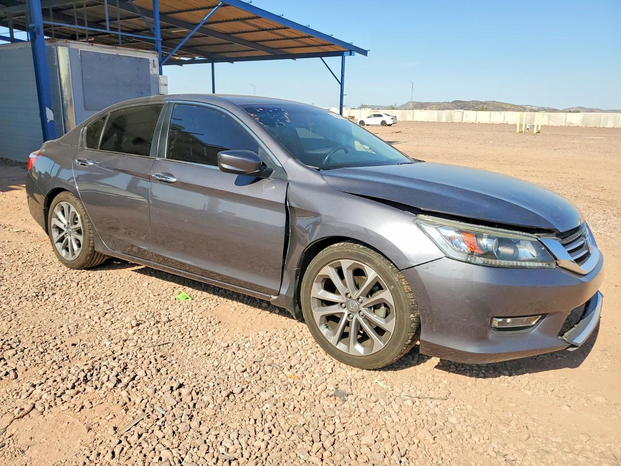 2013 Honda Accord Sport Gray vin: 1HGCR2F58DA268622