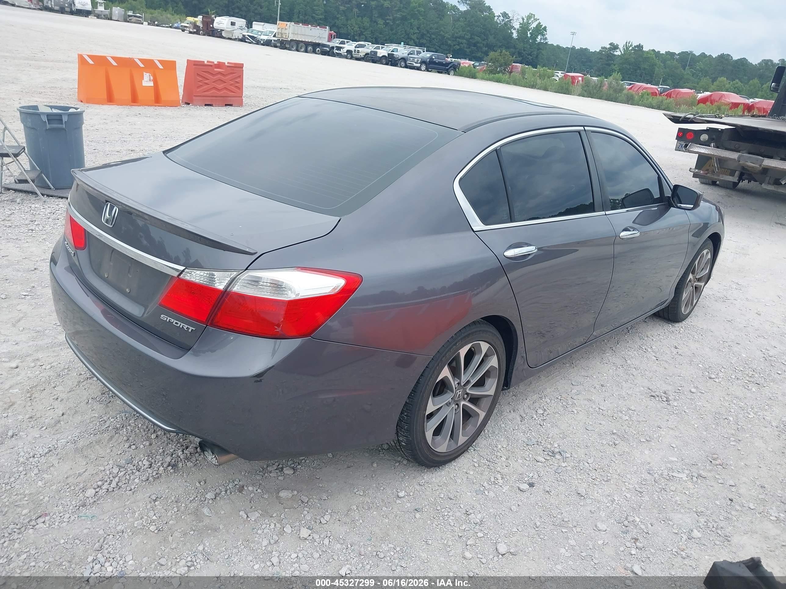 2014 Honda Accord Sport Gray vin: 1HGCR2F58EA012031