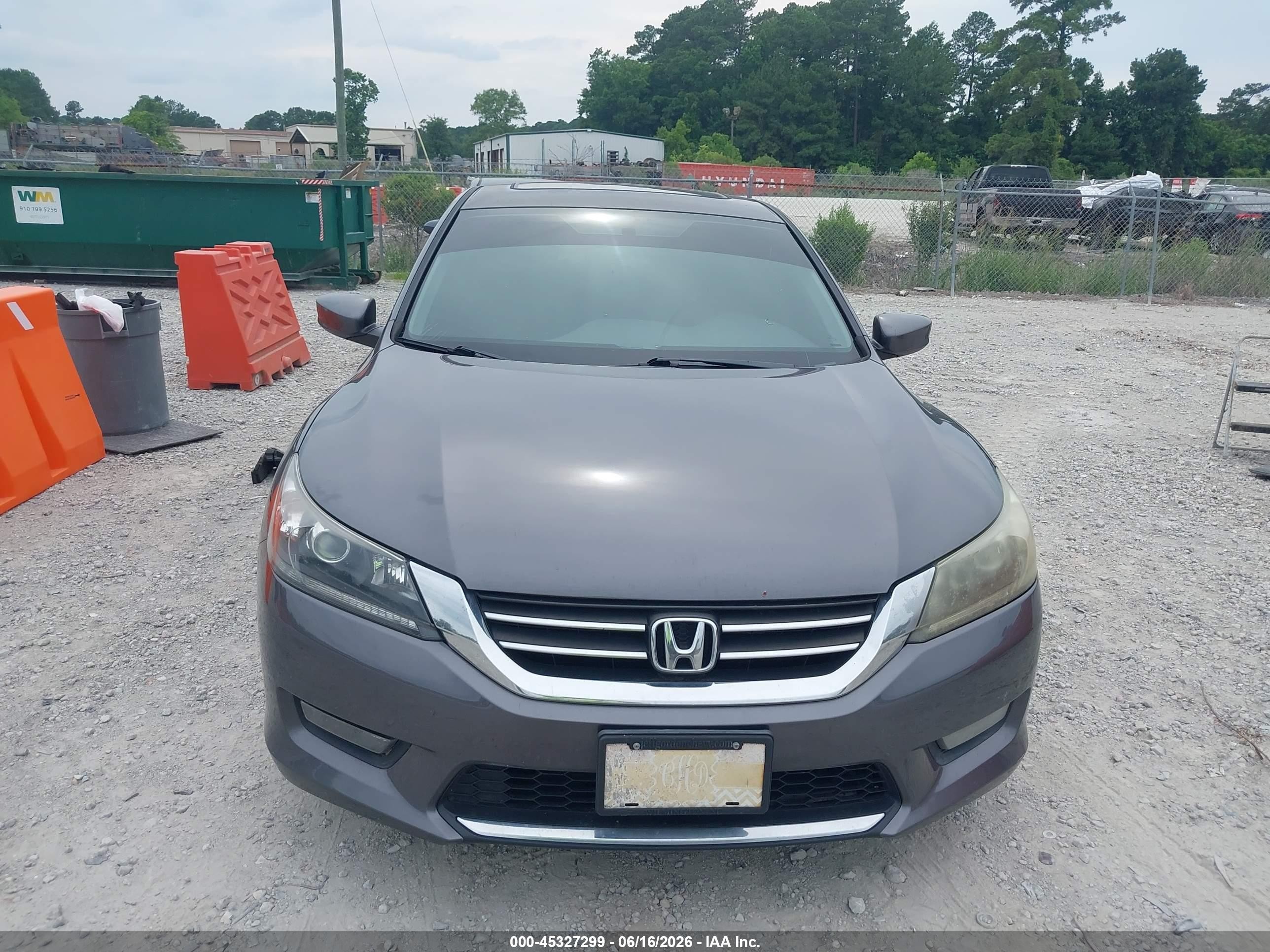 2014 Honda Accord Sport Gray vin: 1HGCR2F58EA012031