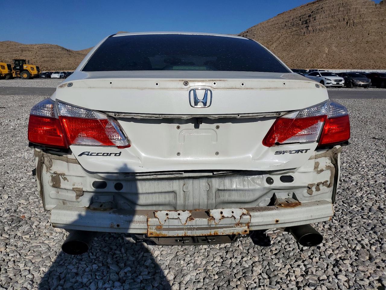 2014 Honda Accord Sport Белый vin: 1HGCR2F58EA026592