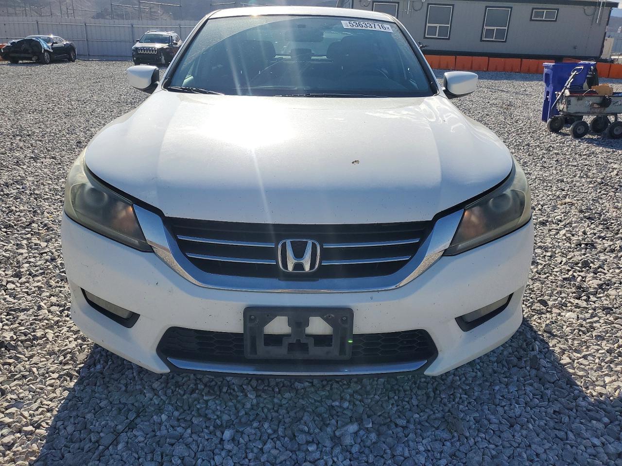 2014 Honda Accord Sport Белый vin: 1HGCR2F58EA026592