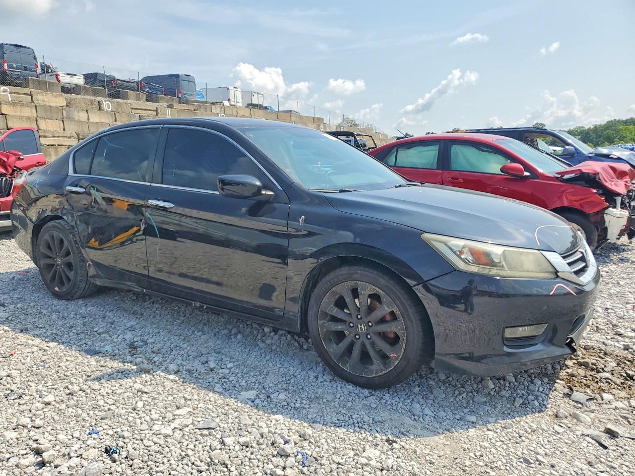 2014 Honda Accord Sport Black vin: 1HGCR2F58EA046485