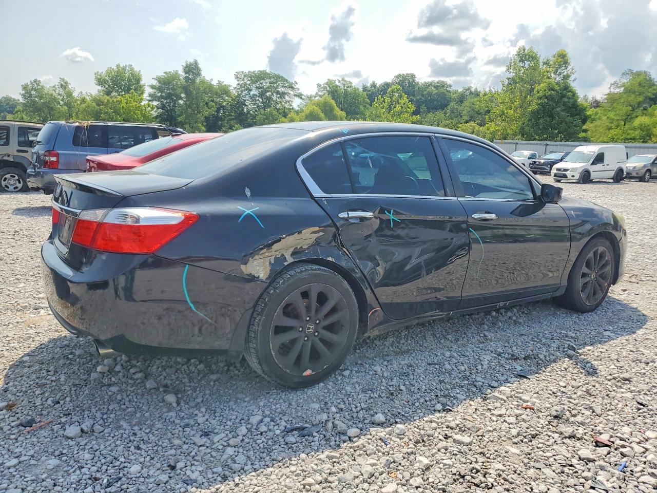 2014 Honda Accord Sport Black vin: 1HGCR2F58EA046485
